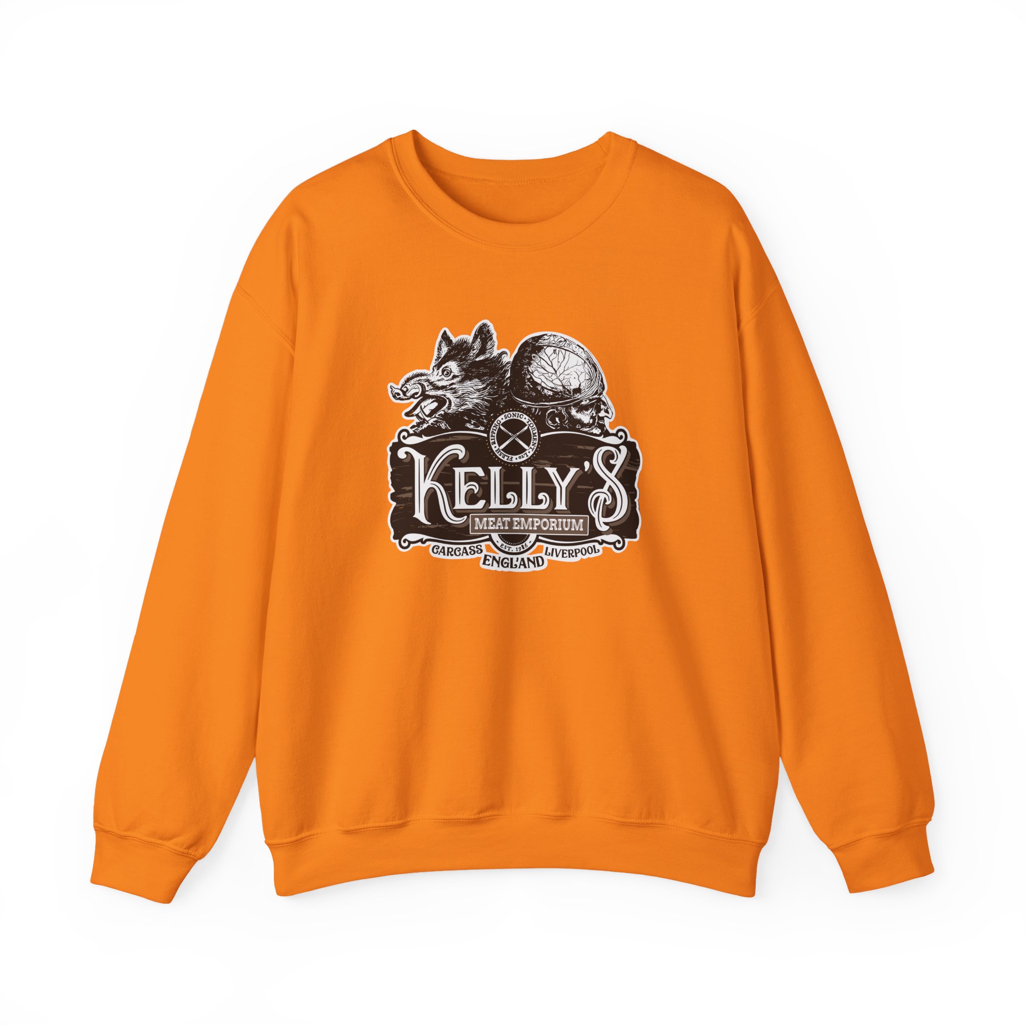 Carcass Kelly's Meat Emporium Unisex Heavy Blend™ Crewneck Sweatshirt - Image 7