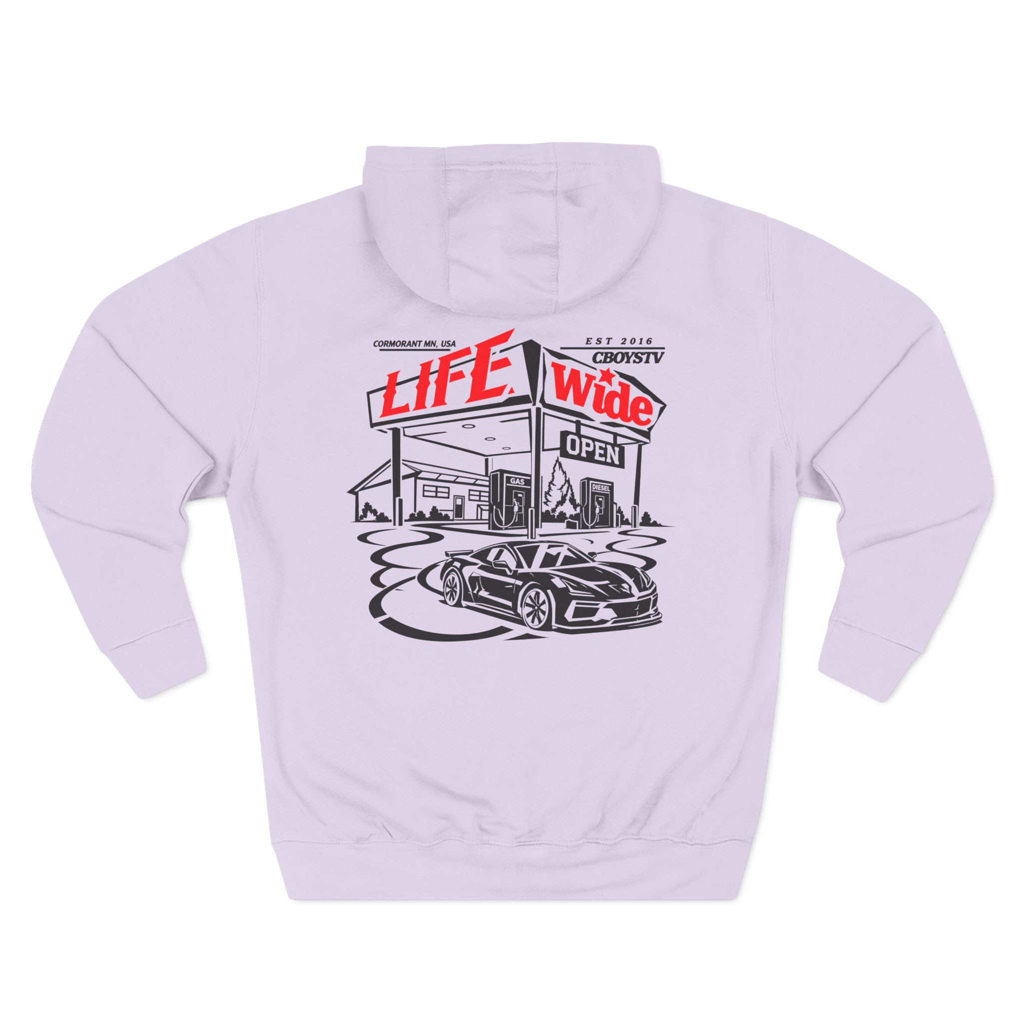 Cboystv C7-Store Three-Panel Fleece Hoodie - Image 14