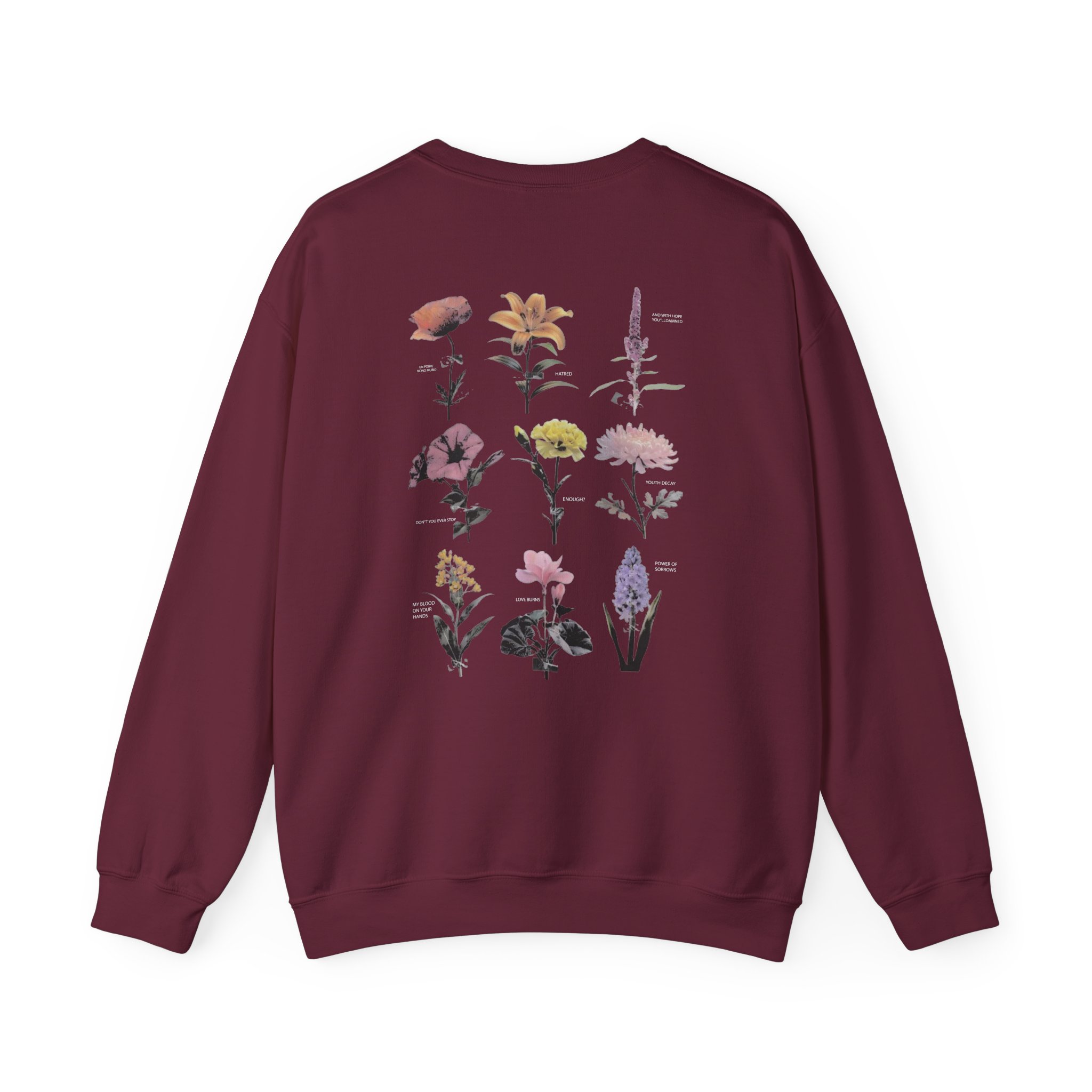 Paleface Swiss Hidden Flowers Unisex Heavy Blend™ Crewneck Sweatshirt - Image 4