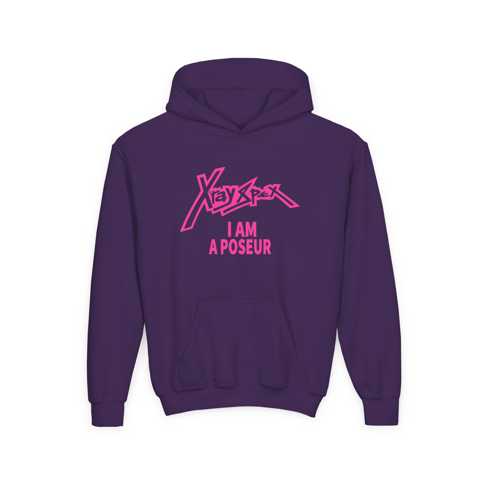X-ray Spex I Am Aposeur Youth Heavy Blend Hooded Sweatshirt - Image 15