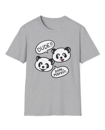 Dude Perfect Panda Comic Unisex Softstyle T-Shirt