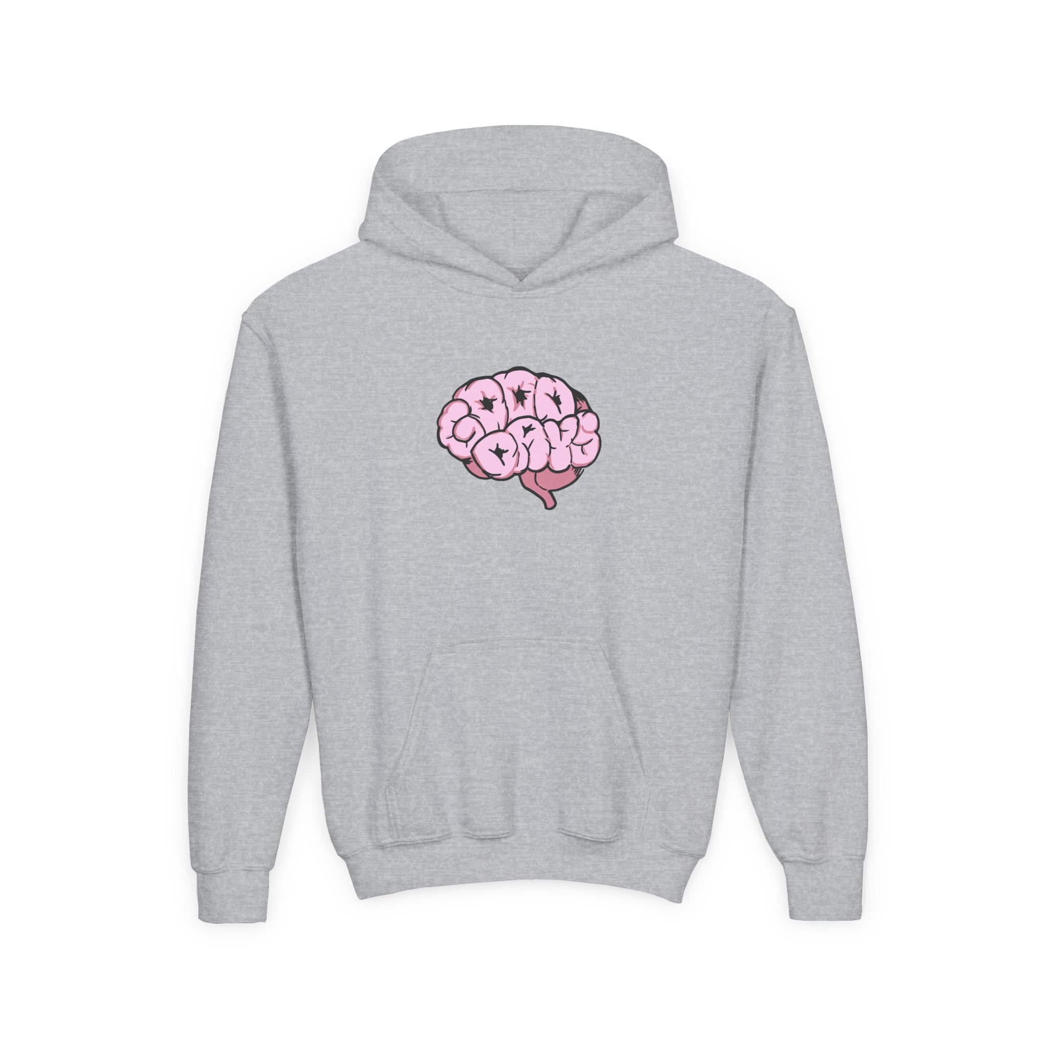Sza Sostde 2020 Good Days Brain Youth Heavy Blend Hooded Sweatshirt - Image 5