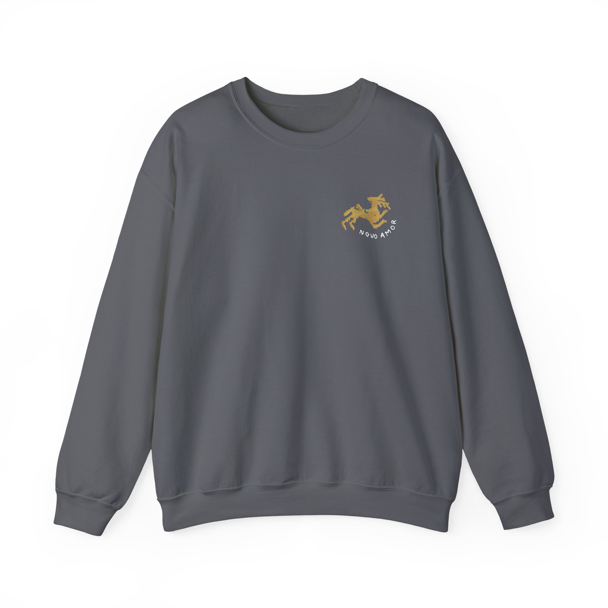 Novo Amor Embroidered Deer Unisex Heavy Blend™ Crewneck Sweatshirt - Image 5