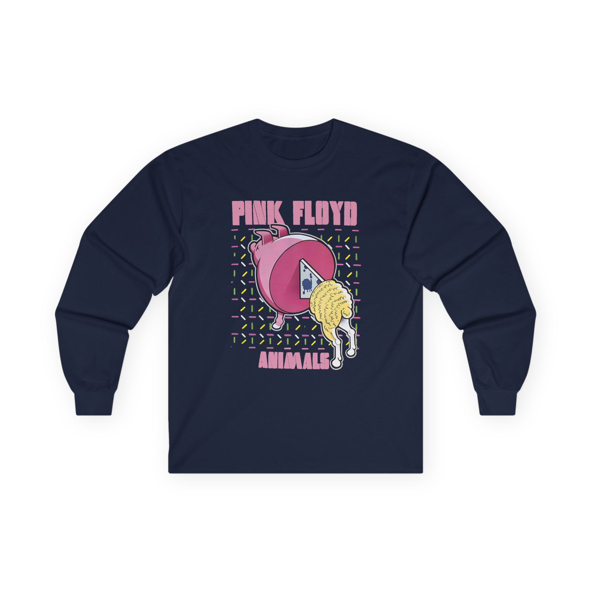 Pink Floyd Animals Oink Oink Unisex Ultra Cotton Long Sleeve Tee - Image 7