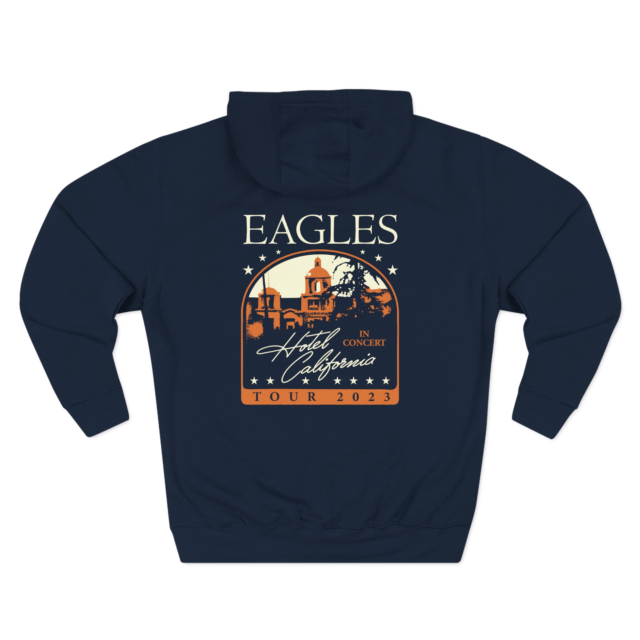 The Eagles Hotel California Three-Panel Fleece Hoodie - Image 4