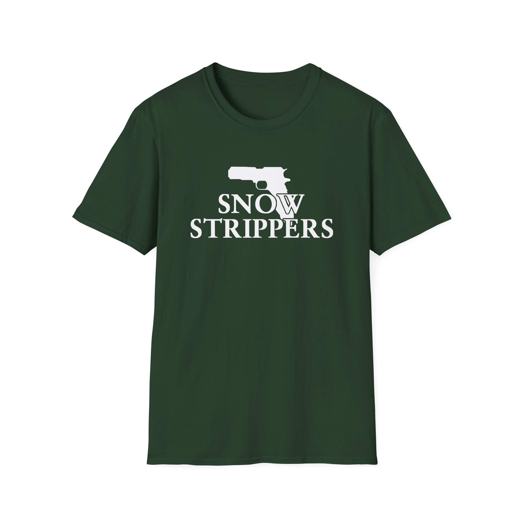Snow Strippers Unisex Softstyle T-Shirt - Image 7