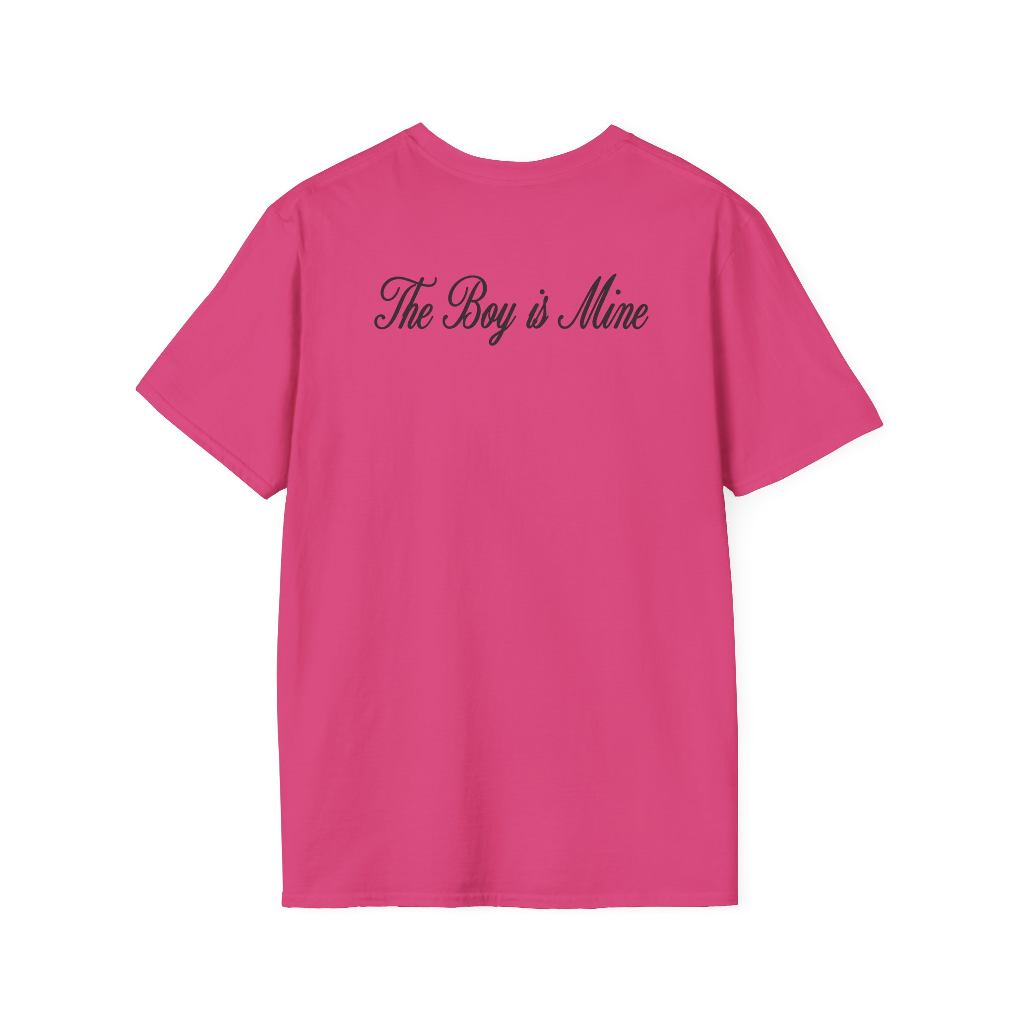 AG the boy is mine Unisex Softstyle T-Shirt - Image 24