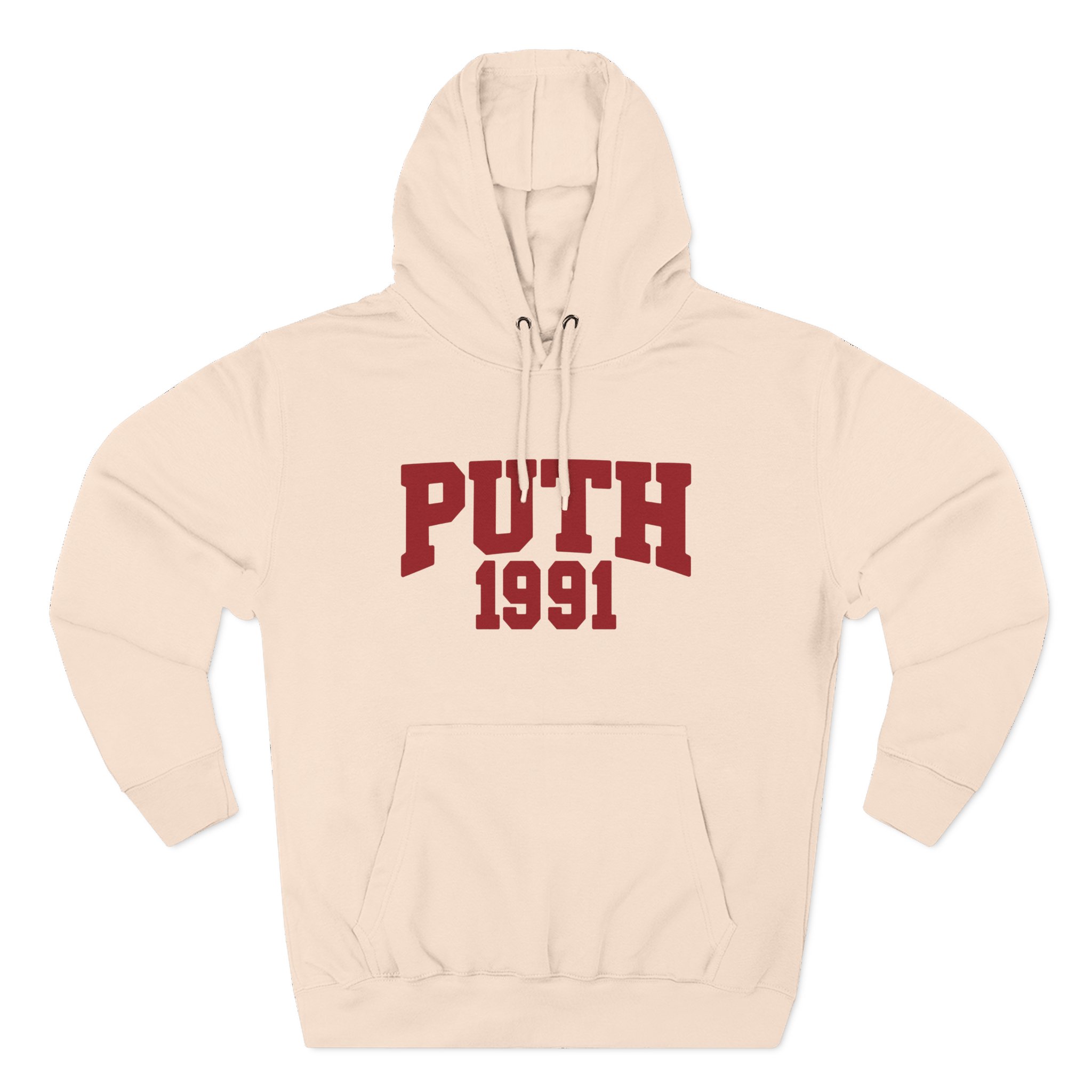 Charlie Puth Puth 1991 Three-Panel Fleece Hoodie - Image 7