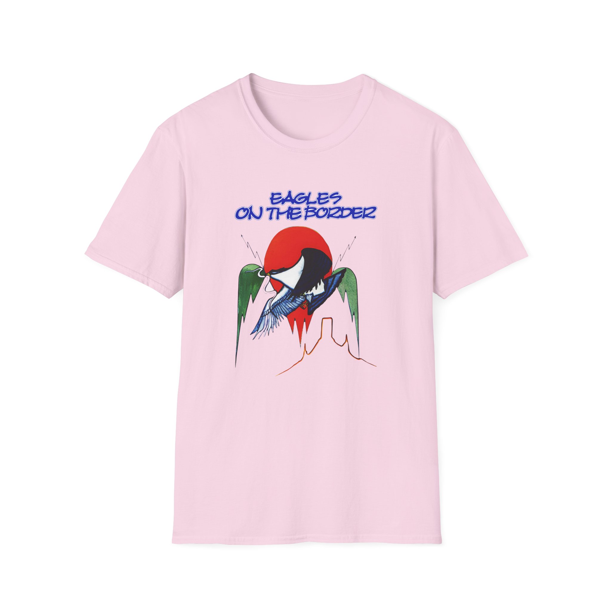 The Eagles on the Border Unisex Softstyle T-Shirt - Image 23