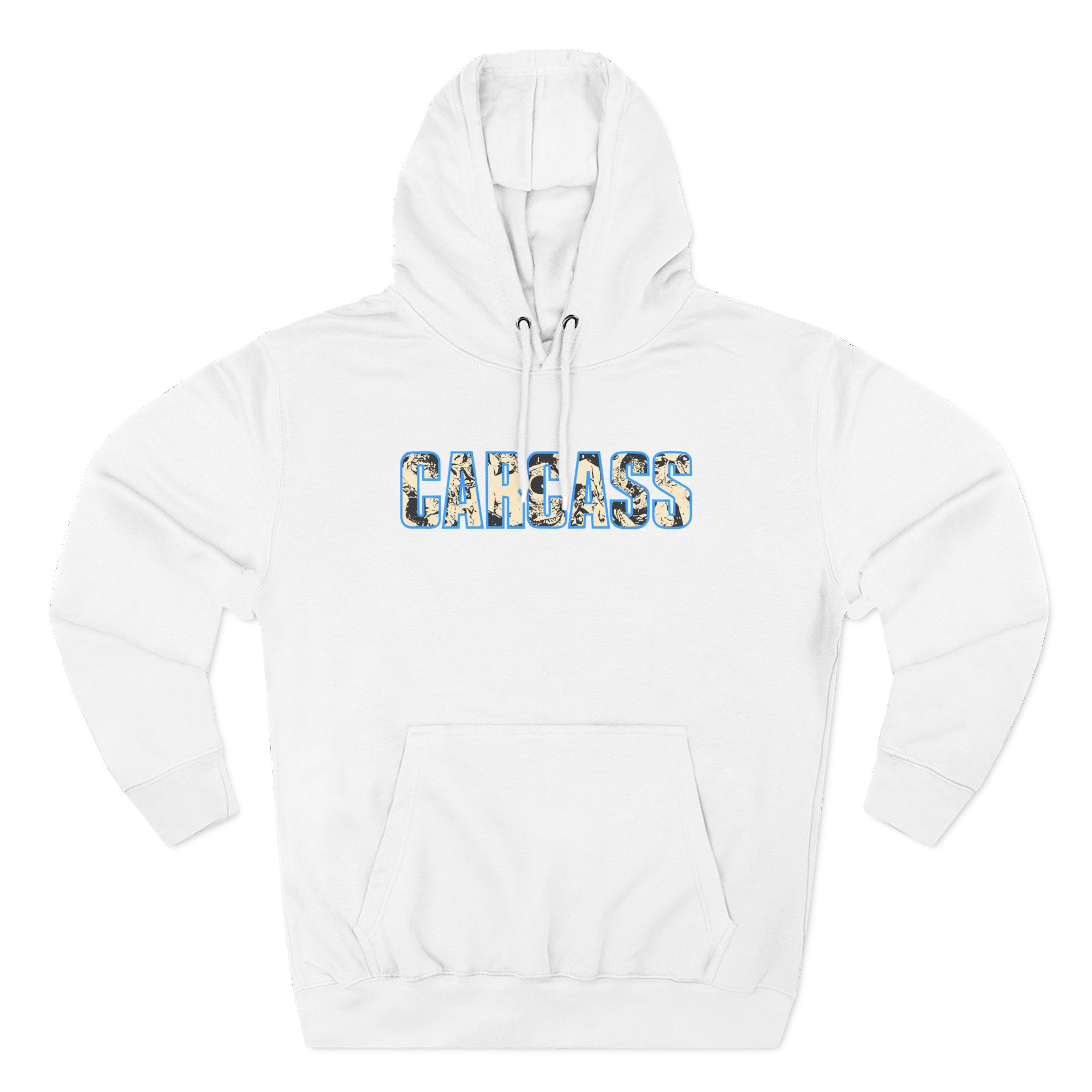 Carcass Head & Tools Three-Panel Fleece Hoodie - Image 3