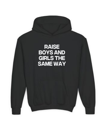 Jenny Holzer Raise the Same Way Youth Heavy Blend Hooded Sweatshirt