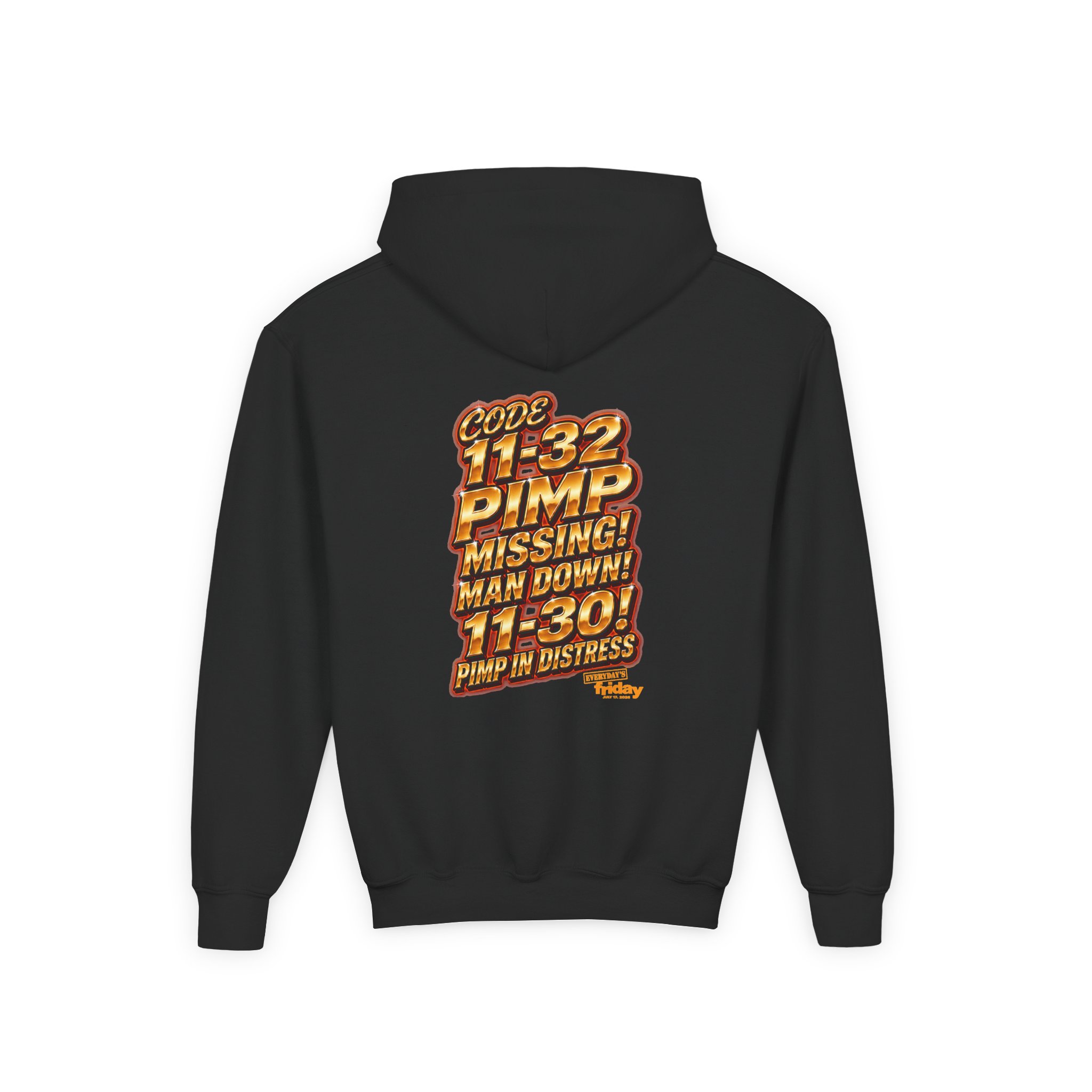 Ice Cube Pimp Youth Heavy Blend Hooded Sweatshirt - Image 2