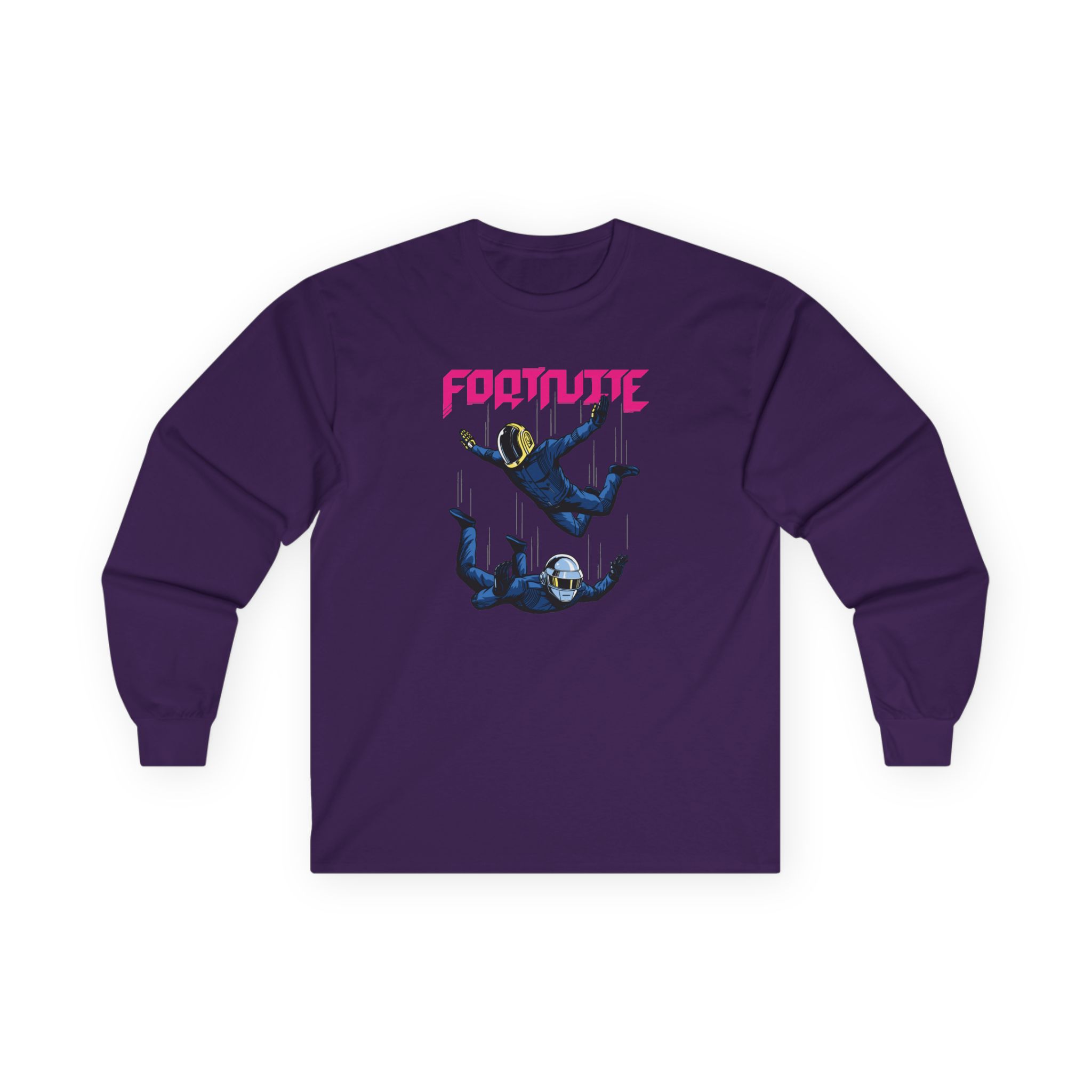 Daft Punk Fortnite X Daft Punk Unisex Ultra Cotton Long Sleeve Tee - Image 9