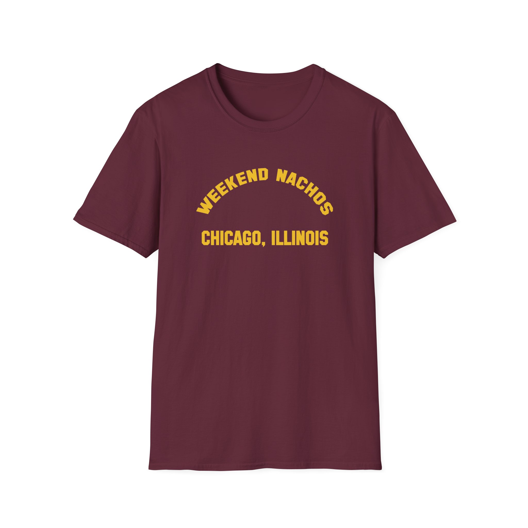 Weekend Nachos Unisex Softstyle T-Shirt - Image 3