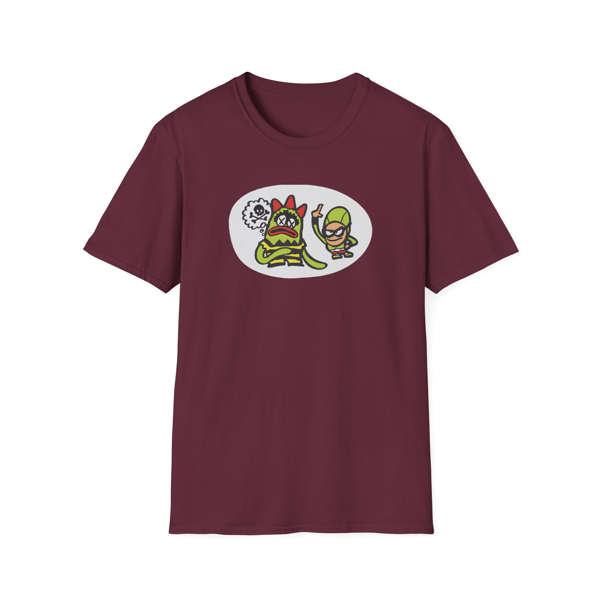 The Aquabats Bat Commander Unisex Softstyle T-Shirt - Image 5