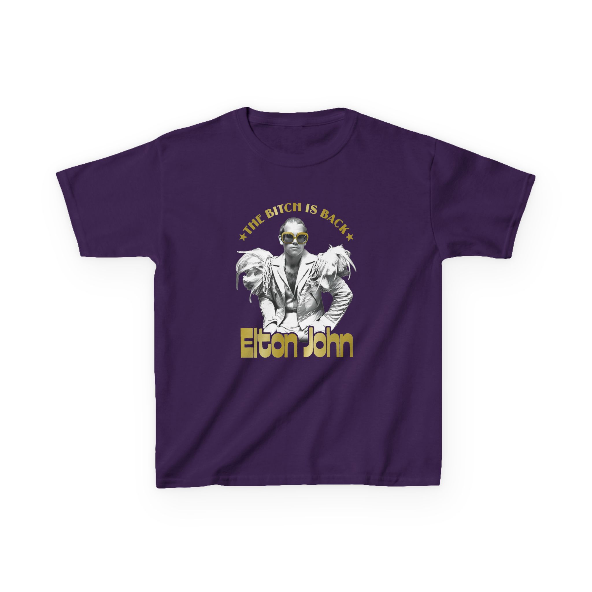 Ej Farewell Bitch is Back Foil Kids Heavy Cotton™ Tee - Image 9