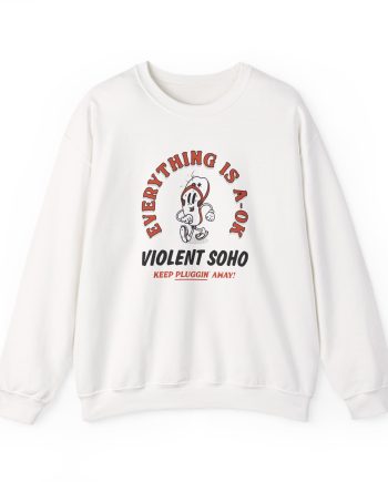 Violent Soho Keep on Pluggin Unisex Heavy Blend™ Crewneck Sweatshirt