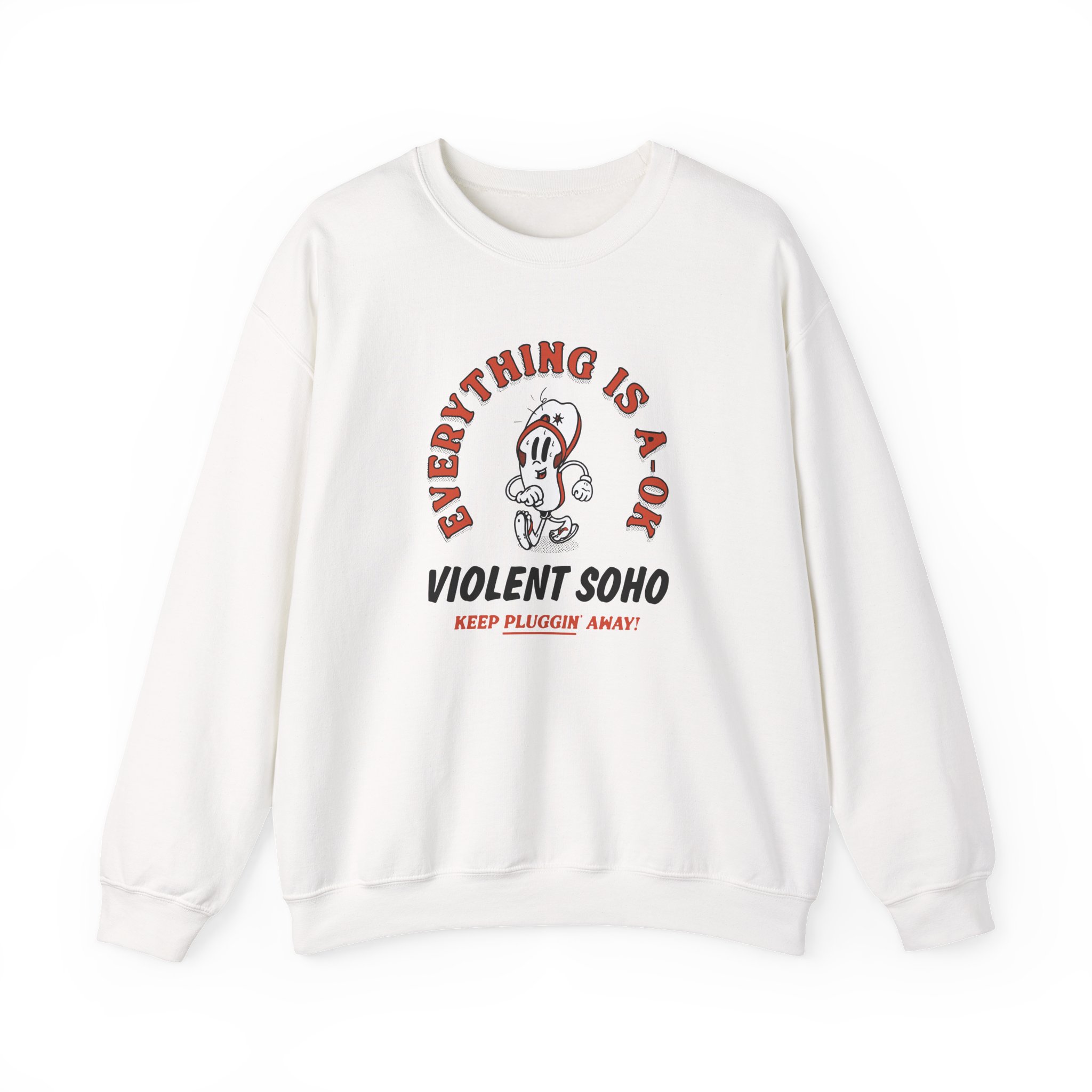 Violent Soho Keep on Pluggin Unisex Heavy Blend™ Crewneck Sweatshirt
