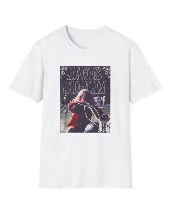 Janis Joplin Greatest Hits Motorcycle Cover Unisex Softstyle T-Shirt
