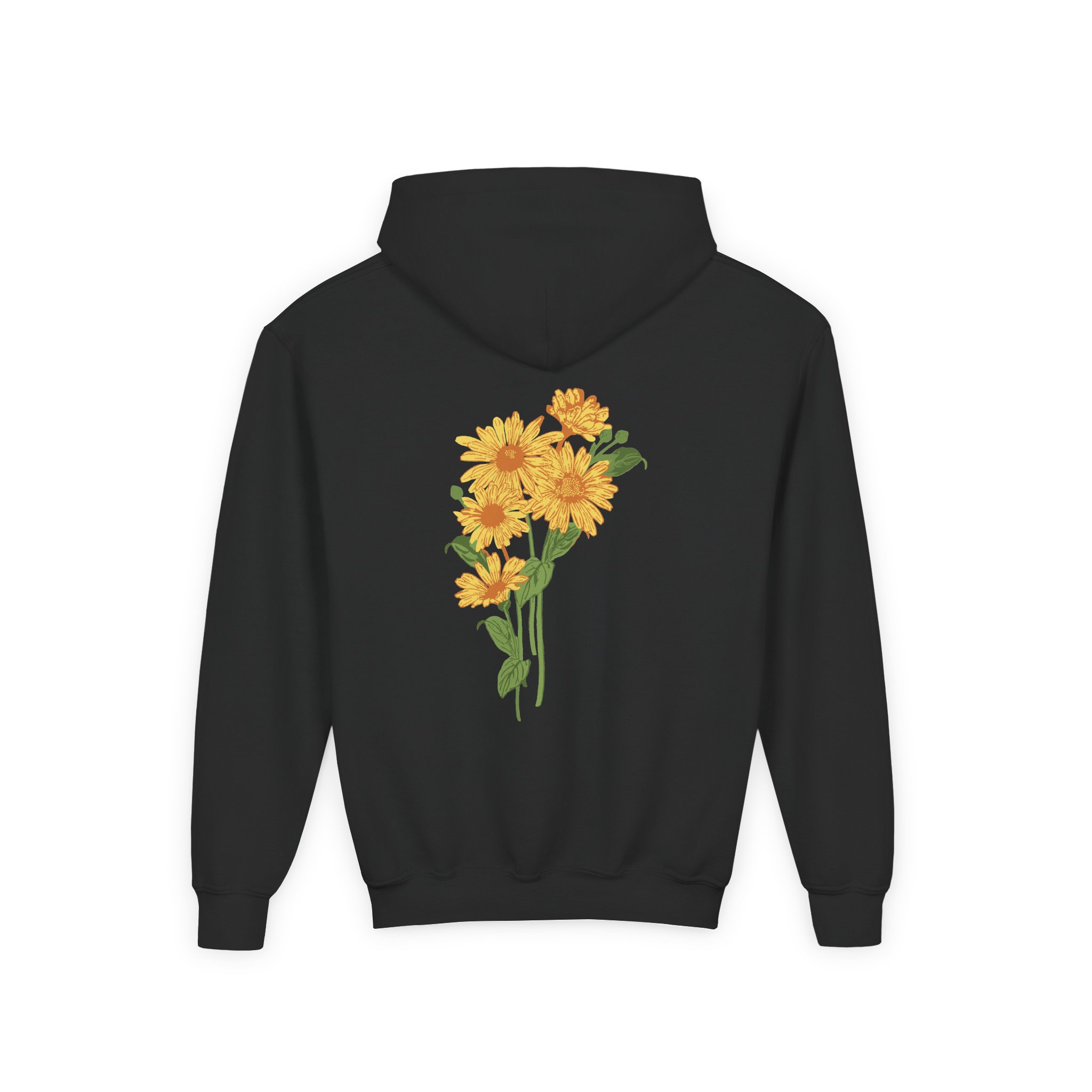 Janis Joplin Sherpa Fleece Youth Heavy Blend Hooded Sweatshirt - Image 4