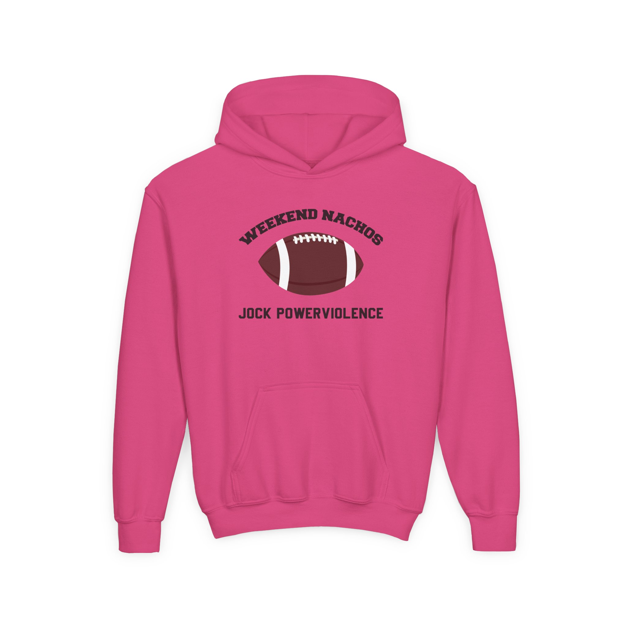 Youth Weekend Nachos Jock Heavy Blend Hooded Sweatshirt - Image 11
