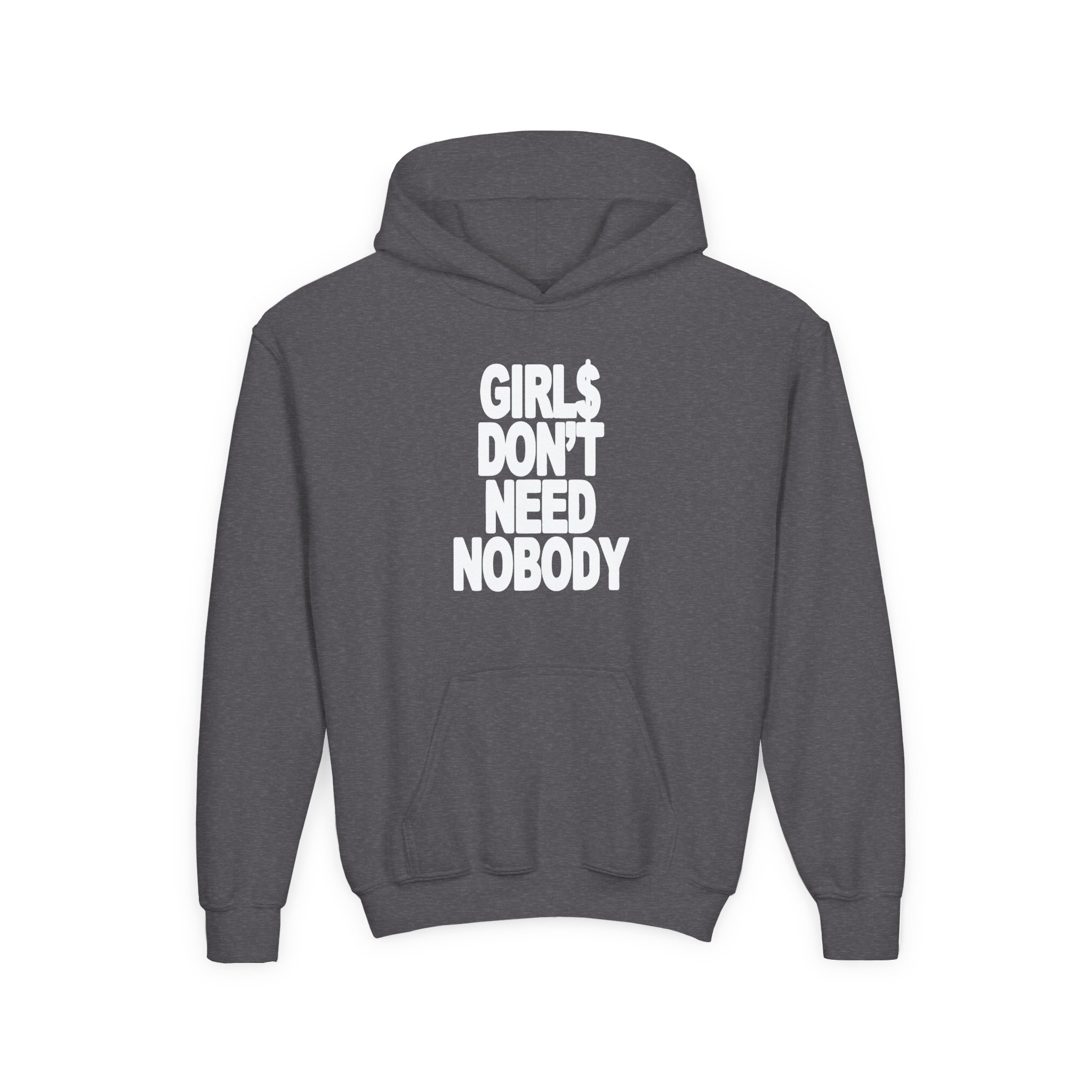 Dom Dolla Don't Need Nobody Youth Heavy Blend Hooded Sweatshirt - Image 9