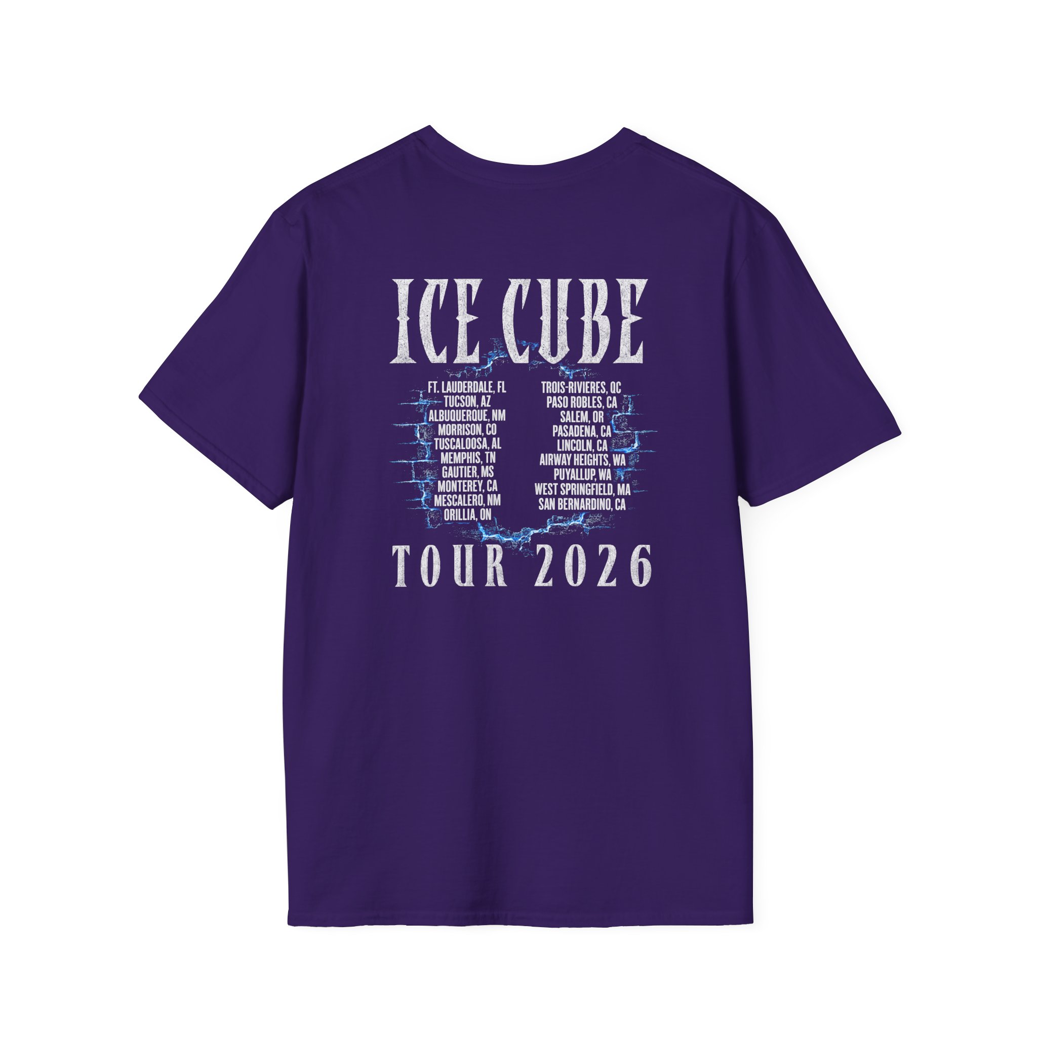 Ice Cube 2026 Logo Tour Unisex Softstyle T-Shirt - Image 28