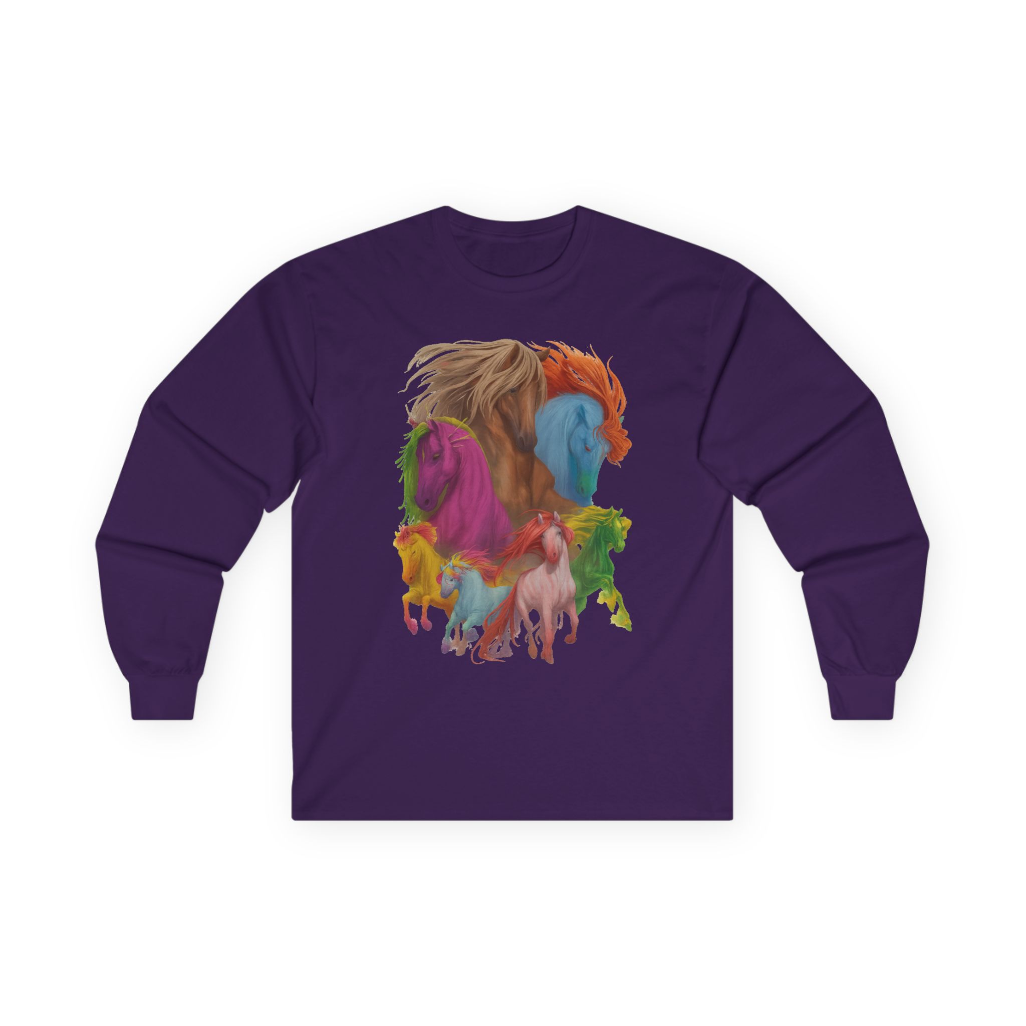 Dropout Dimension 20 The Seven Magic Horse Unisex Ultra Cotton Long Sleeve Tee - Image 11