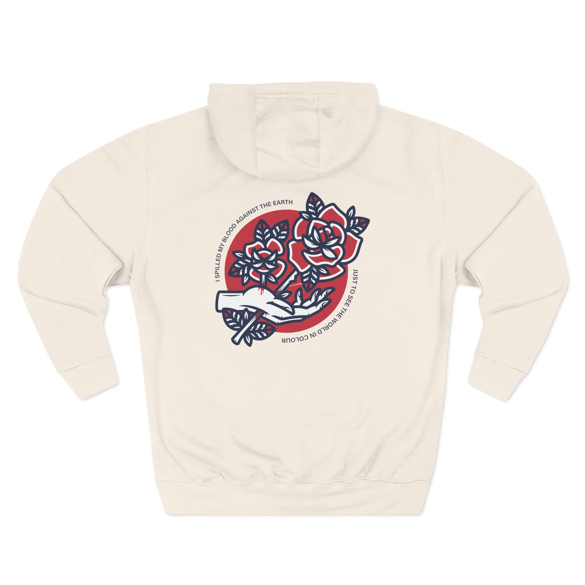 Polaris Rose Three-Panel Fleece Hoodie - Image 6