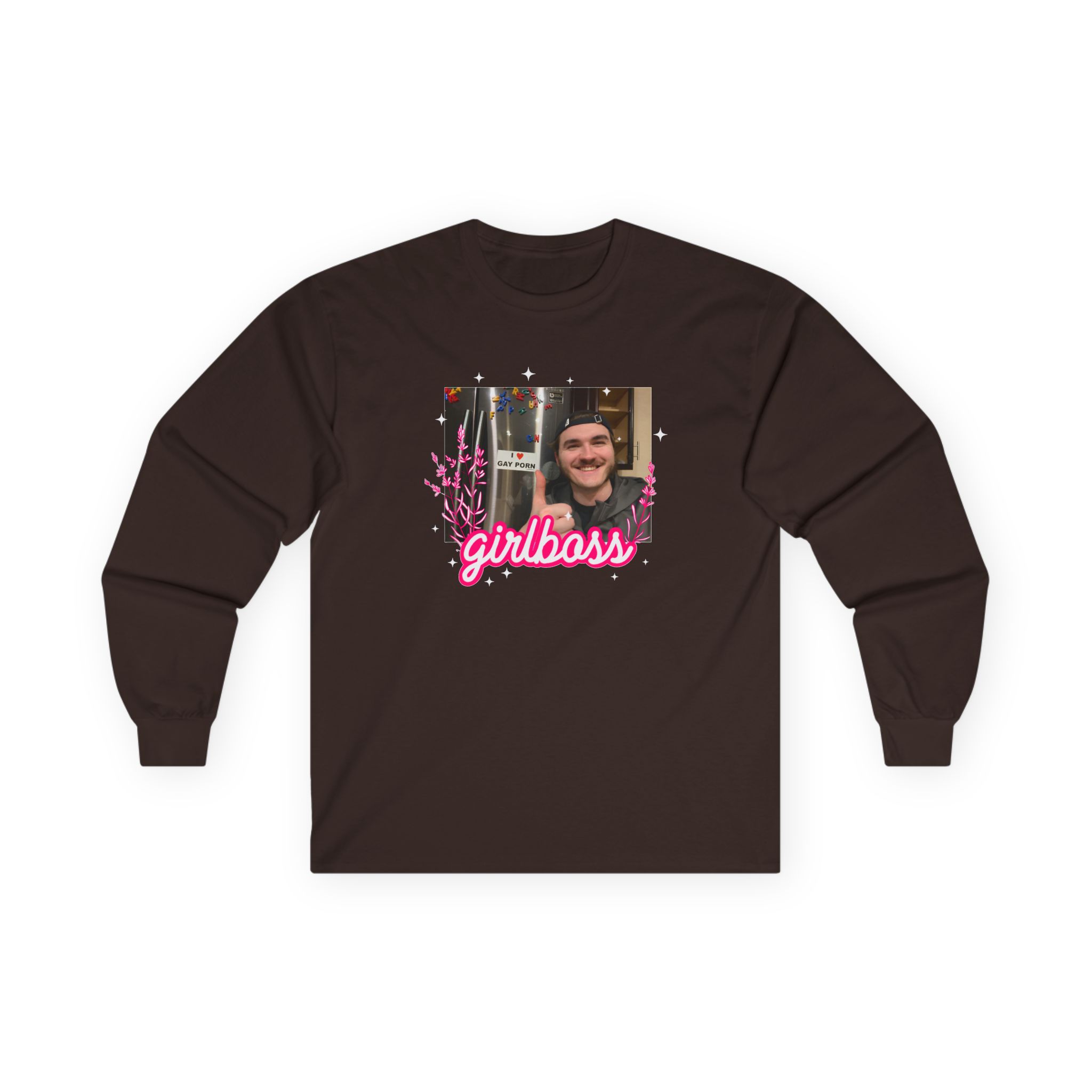 Jschlatt Girlboss Unisex Ultra Cotton Long Sleeve Tee - Image 5