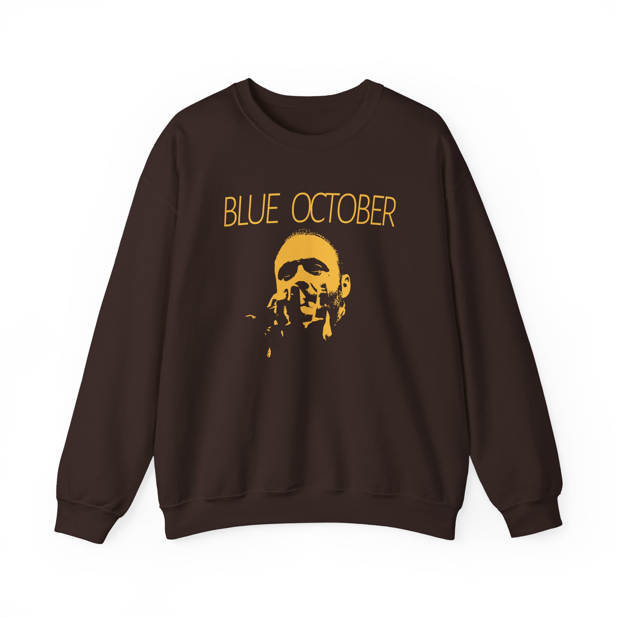 Blue October Midnight Foil Unisex Heavy Blend™ Crewneck Sweatshirt - Image 5