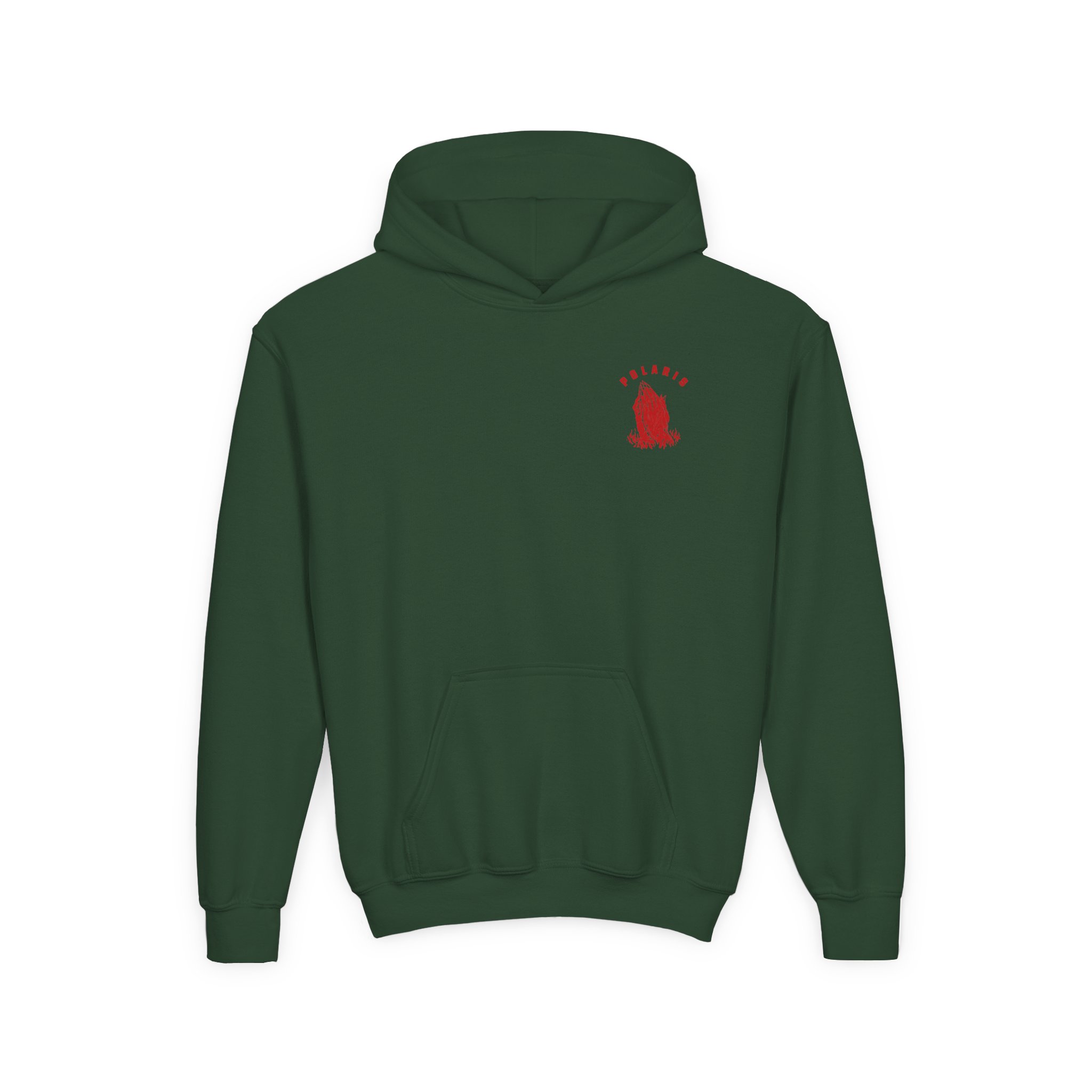 Polaris Pray for Rain Youth Heavy Blend Hooded Sweatshirt - Image 3