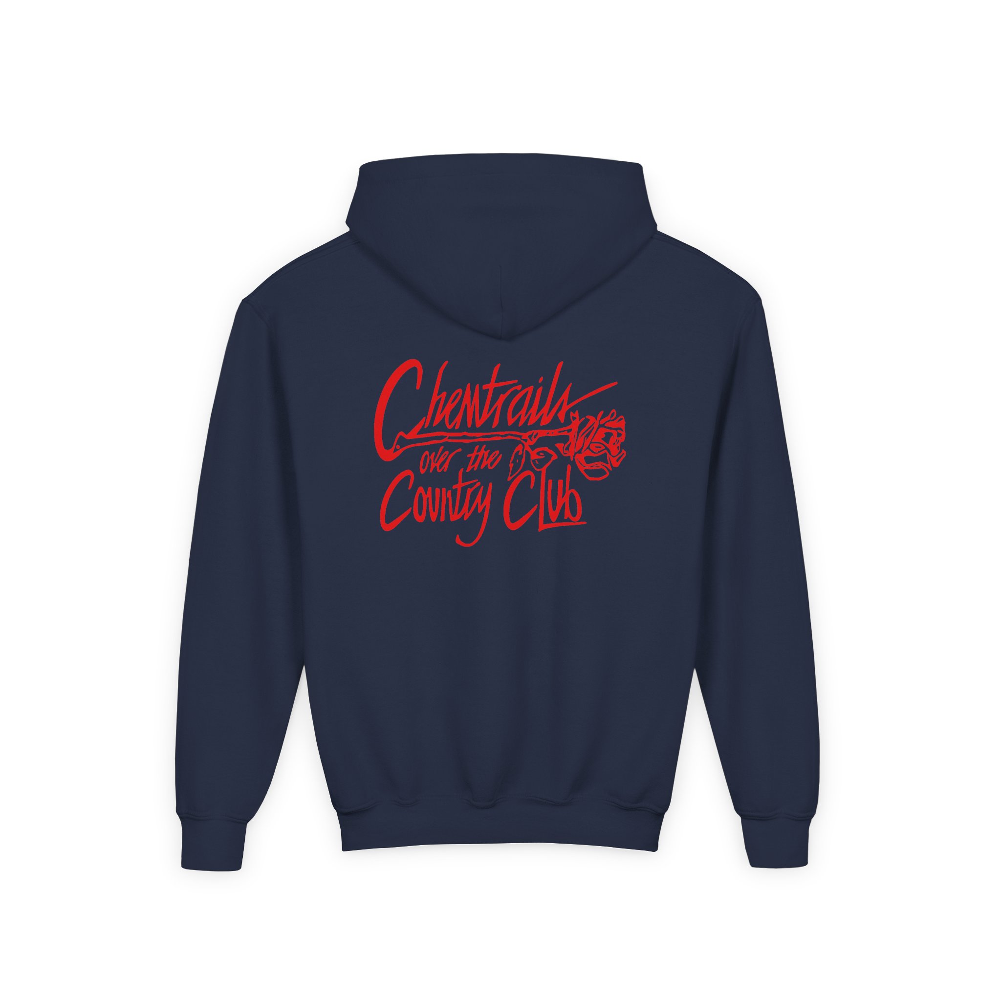 Lanadelrey Chemtrails Over The Country Club Youth Heavy Blend Hooded Sweatshirt - Image 10