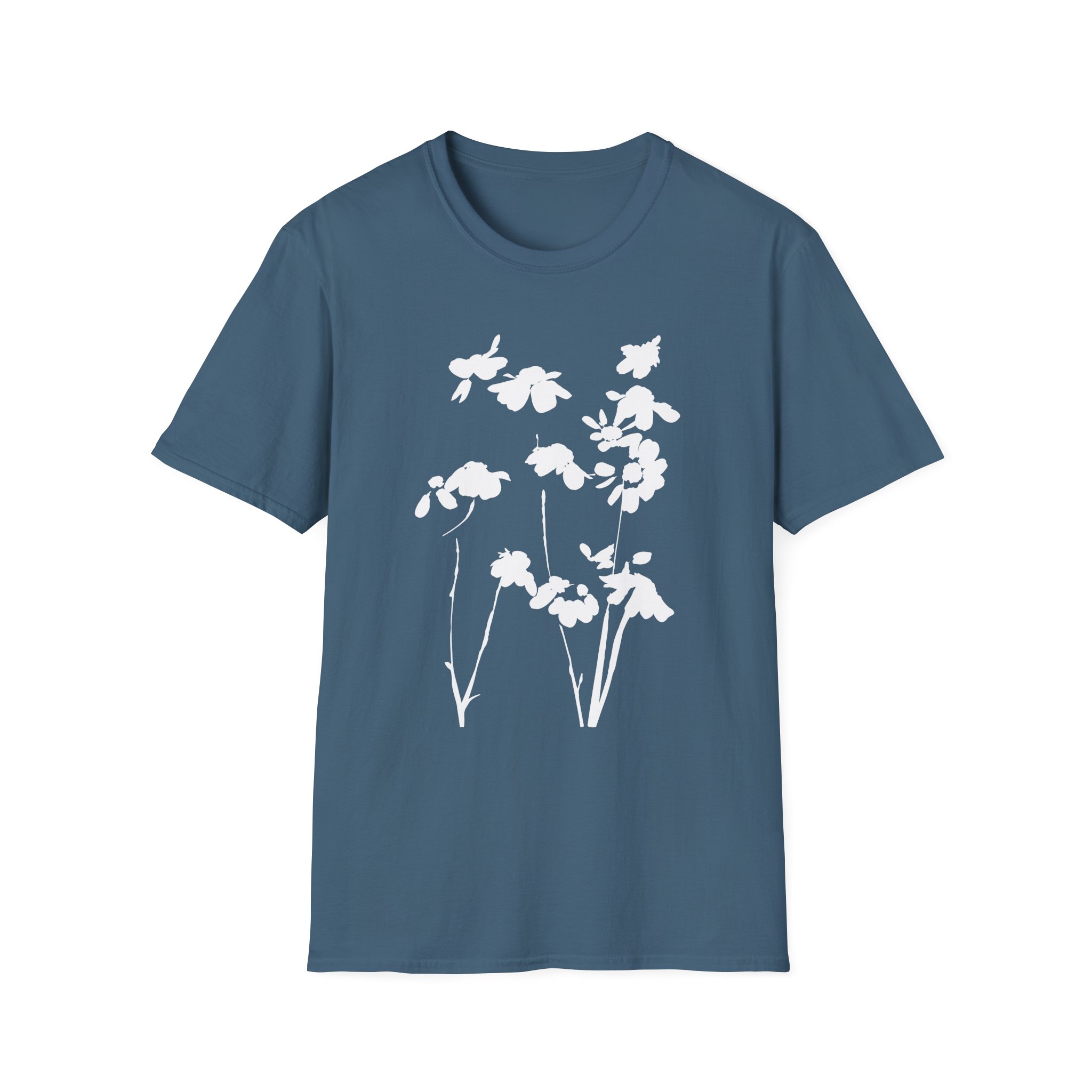 AG petal blurred flowers Unisex Softstyle T-Shirt - Image 11
