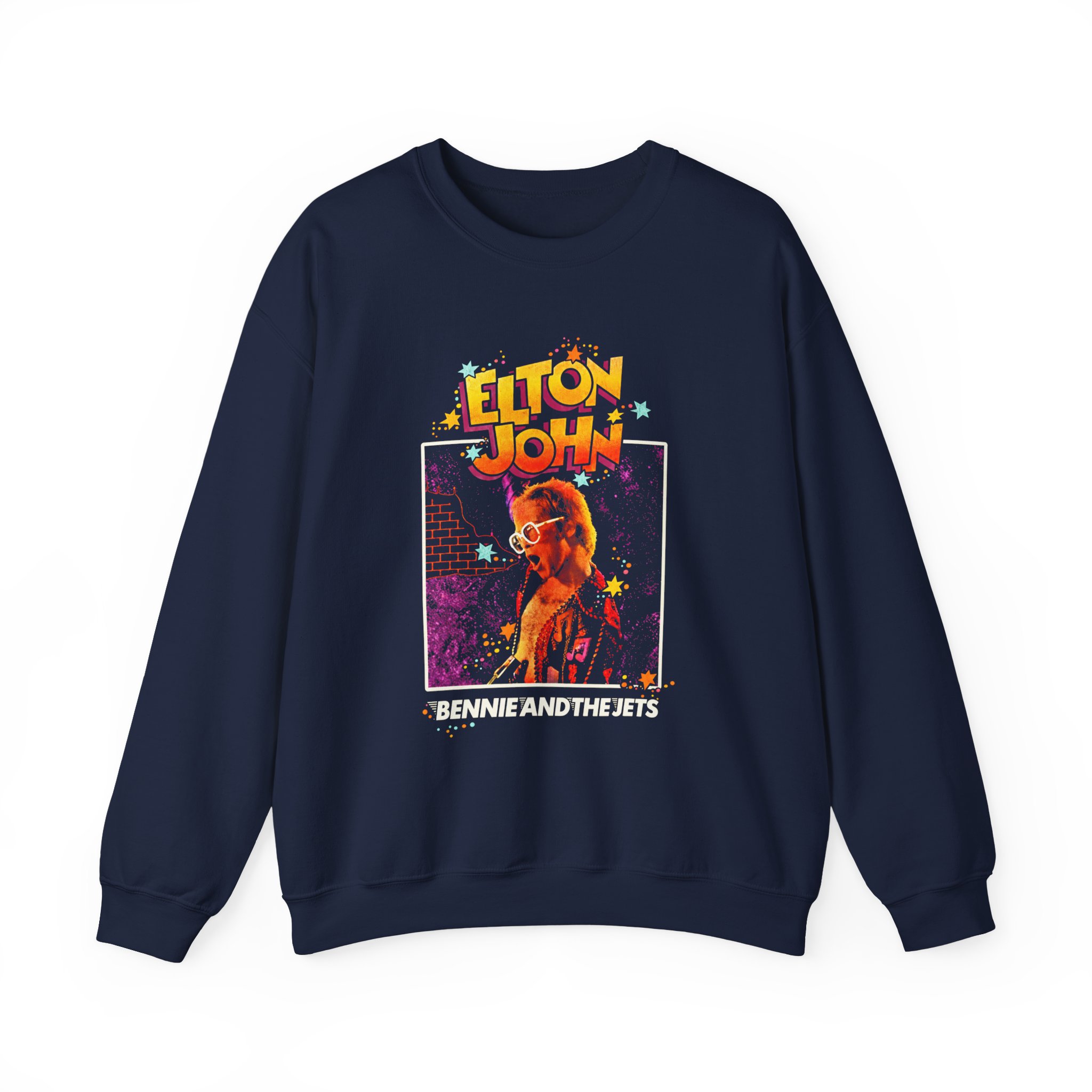 Ej Farewell Bennie and the Jets Retro Unisex Heavy Blend™ Crewneck Sweatshirt - Image 9