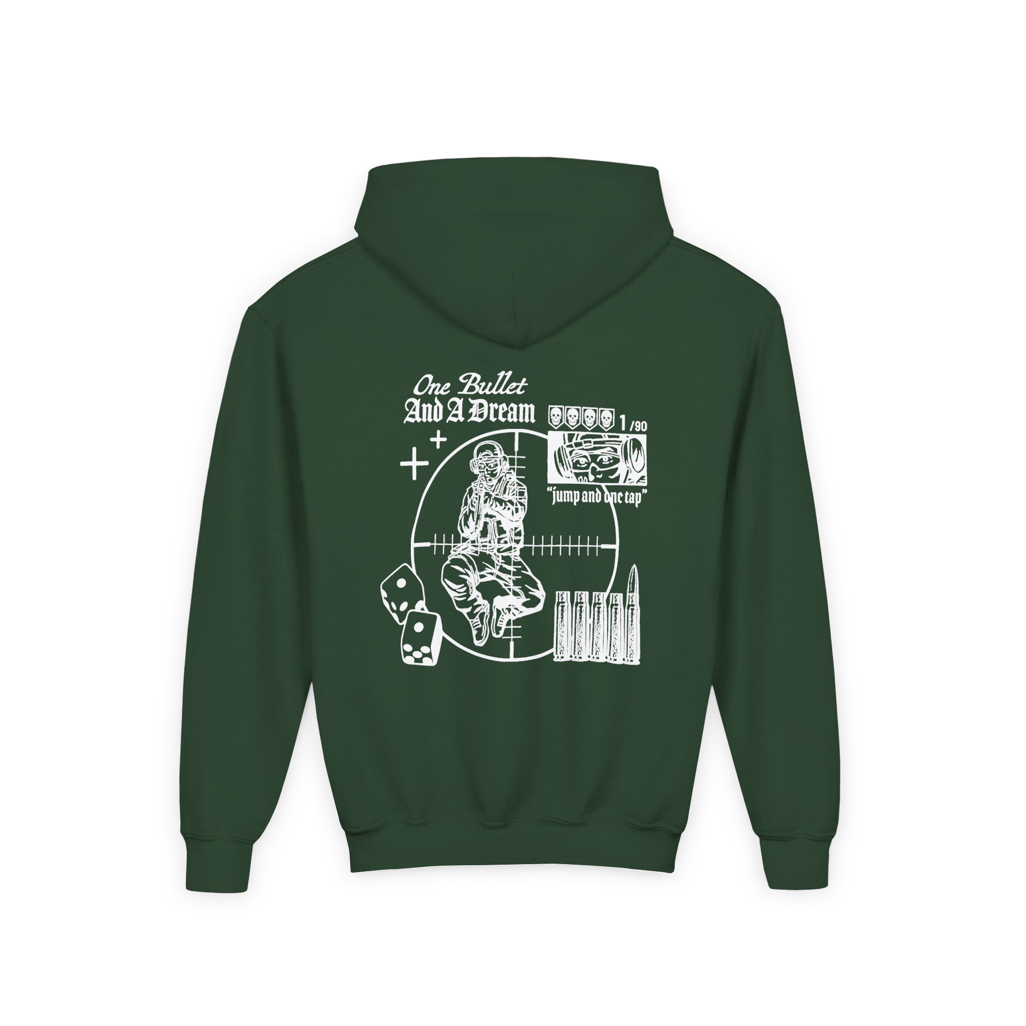 Shroud One Bulle Youth Heavy Blend Hooded Sweatshirt - Image 6