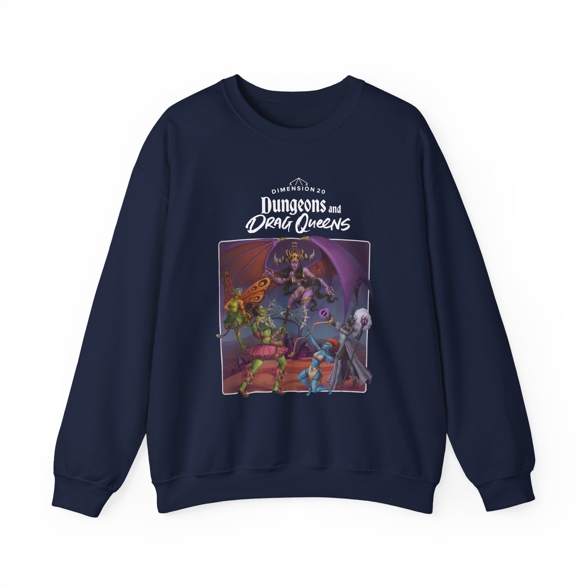 Dropout Dungeons and Drag Queens Unisex Heavy Blend™ Crewneck Sweatshirt - Image 13