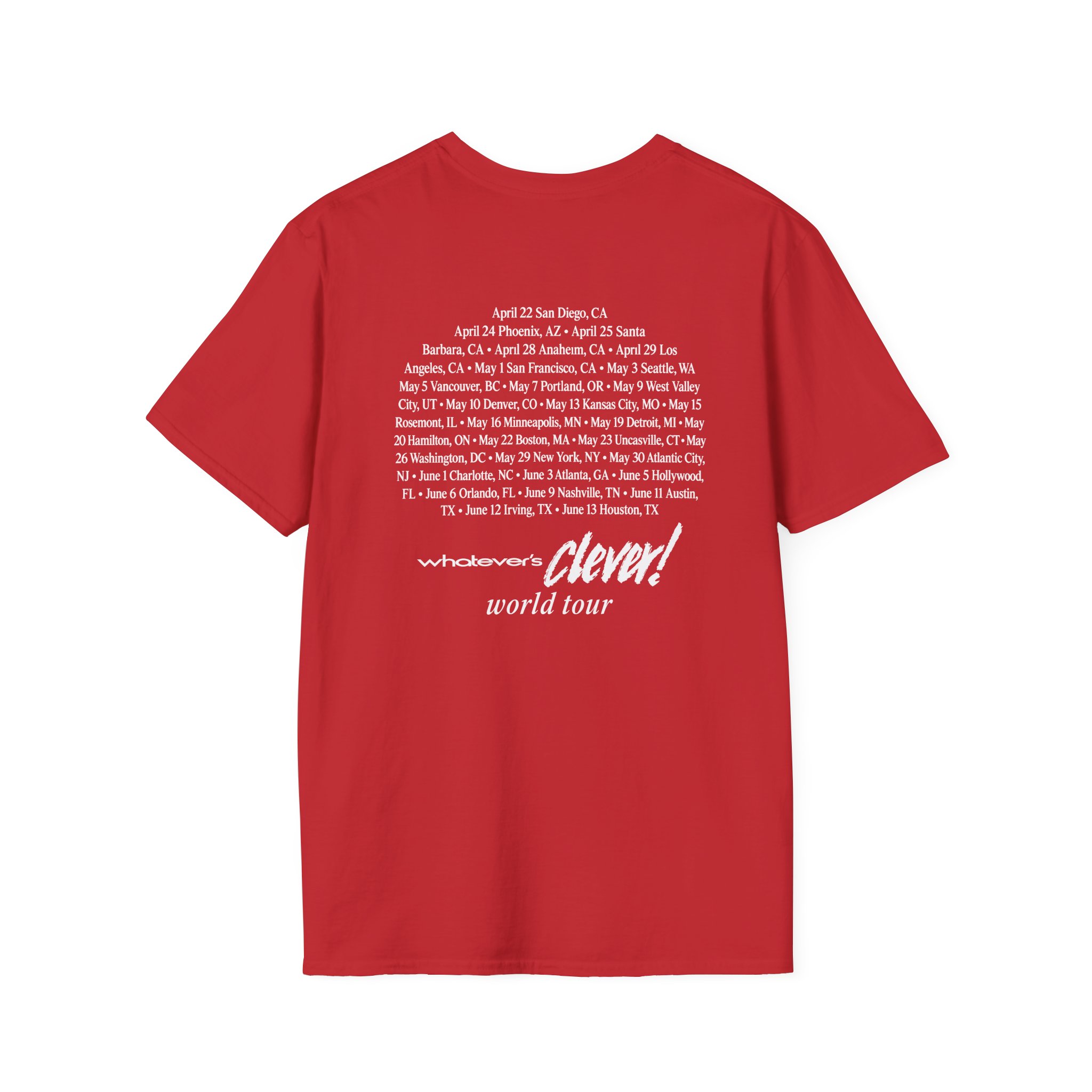 Charlie Puth Charlie Puth 2026 Tour Unisex Softstyle T-Shirt - Image 24