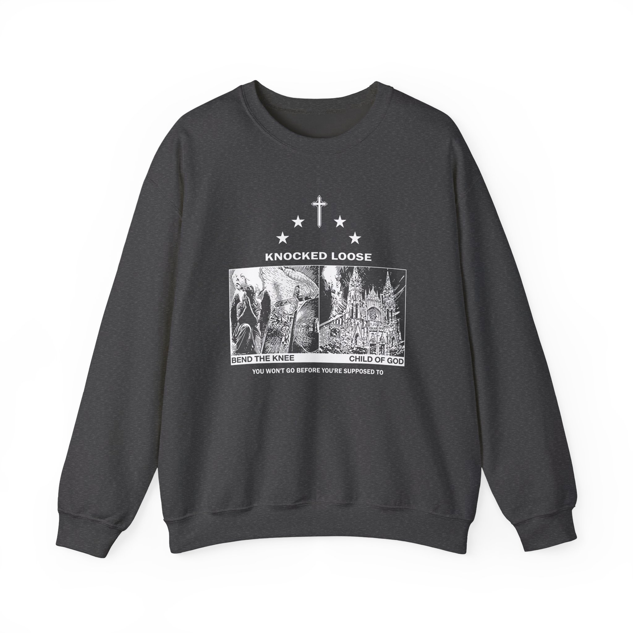 Knocked Loose Blinding Faith Royal Unisex Heavy Blend™ Crewneck Sweatshirt - Image 13