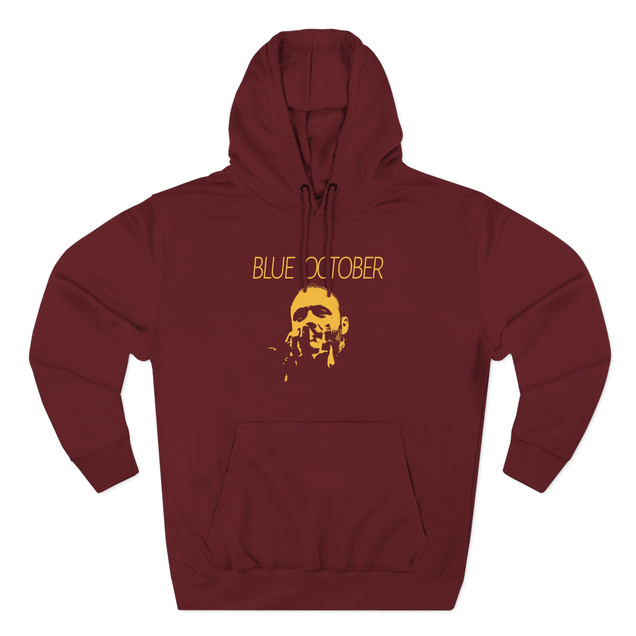 Blue October Midnight Foil Three-Panel Fleece Hoodie - Image 11
