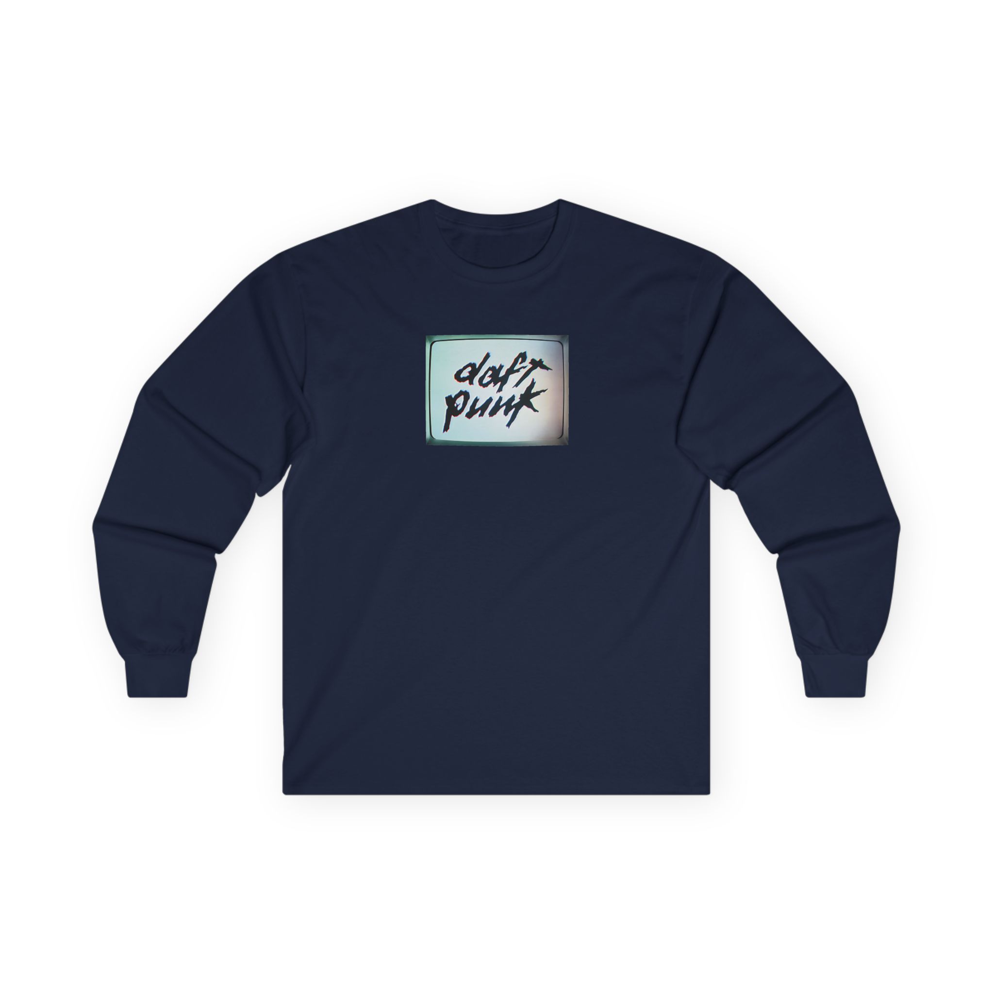 Daft Punk Human After All Black Unisex Ultra Cotton Long Sleeve Tee - Image 11