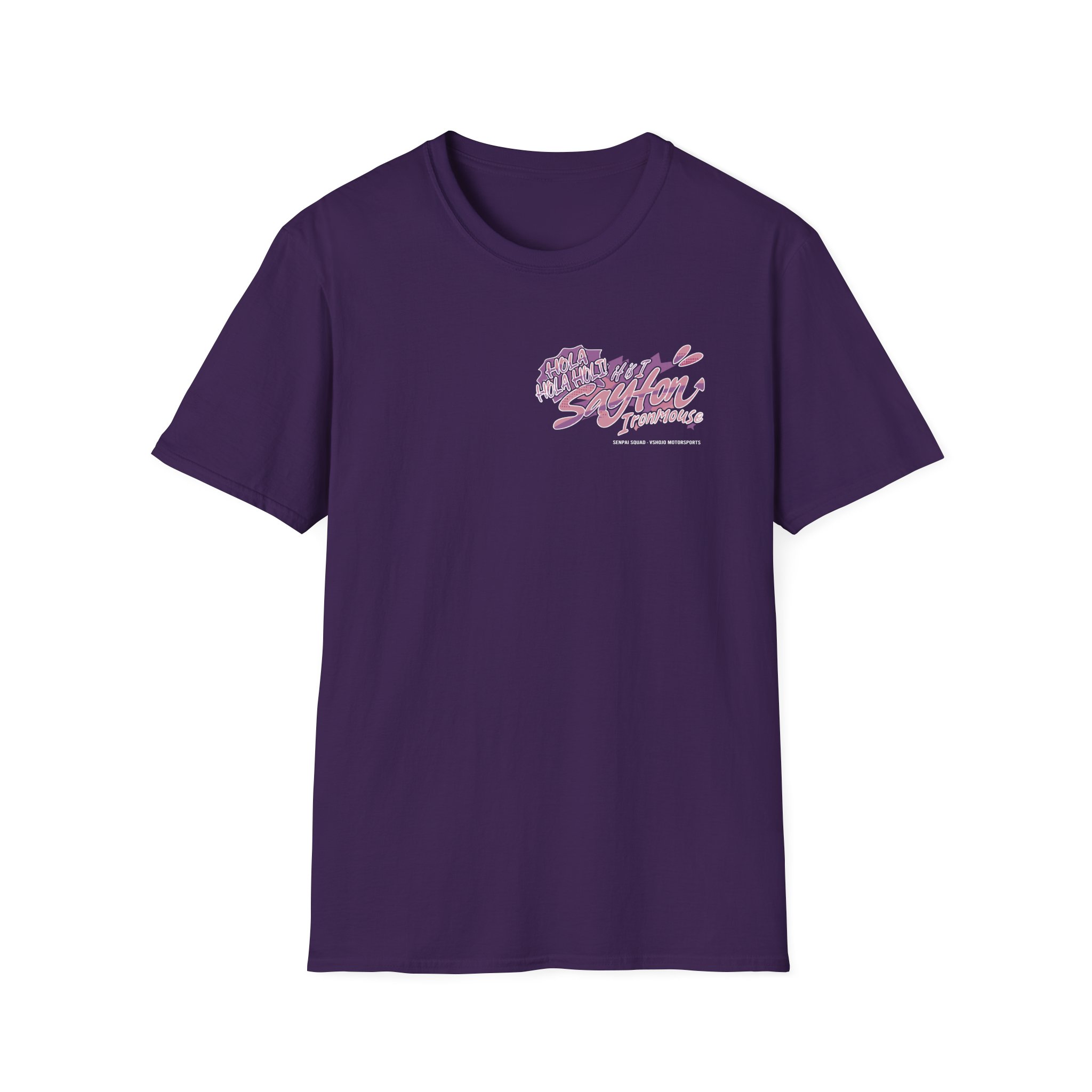 Ironmouse V2 Vshojo X Senpai Squad Unisex Softstyle T-shirt - Image 13