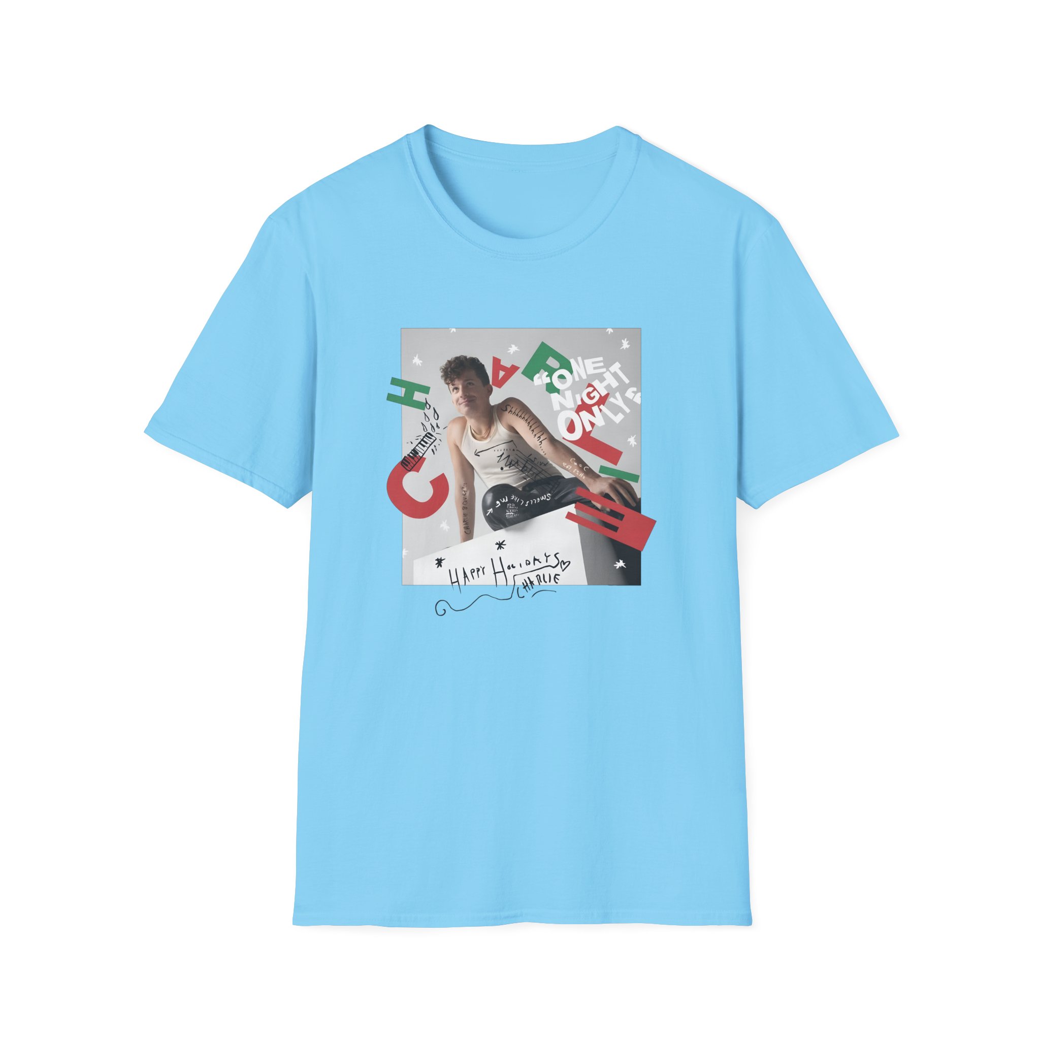 Charlie Puth Unisex Softstyle T-Shirt - Image 9