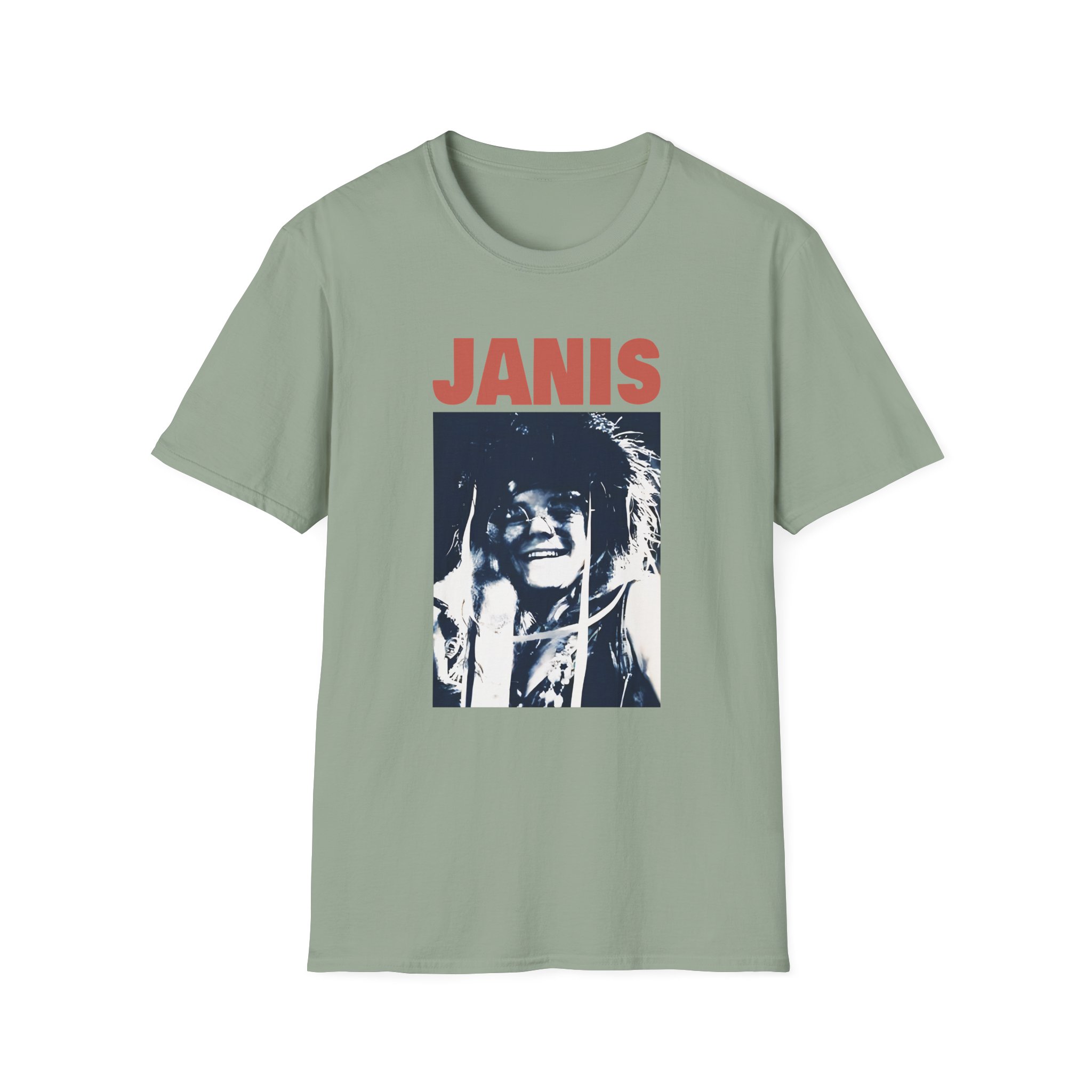 Janis Joplin Beatnick Unisex Softstyle T-Shirt - Image 15