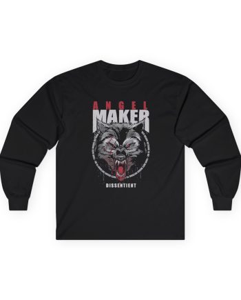 Angelmaker Battle Wolf Unisex Ultra Cotton Long Sleeve Tee