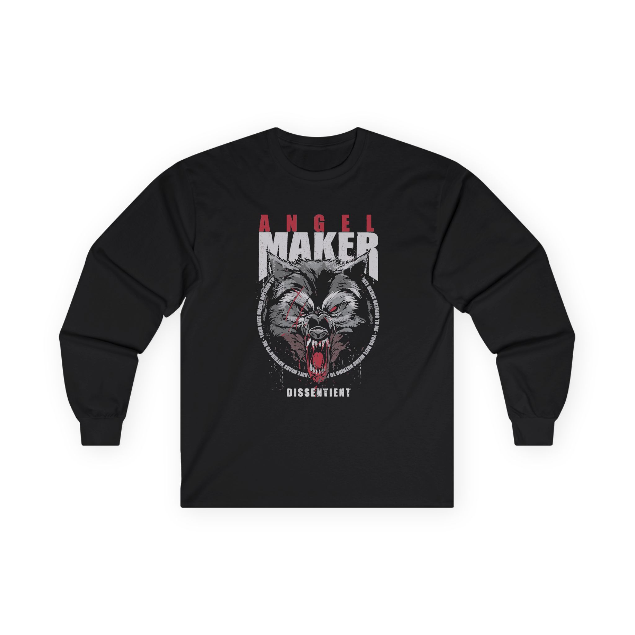 Angelmaker Battle Wolf Unisex Ultra Cotton Long Sleeve Tee