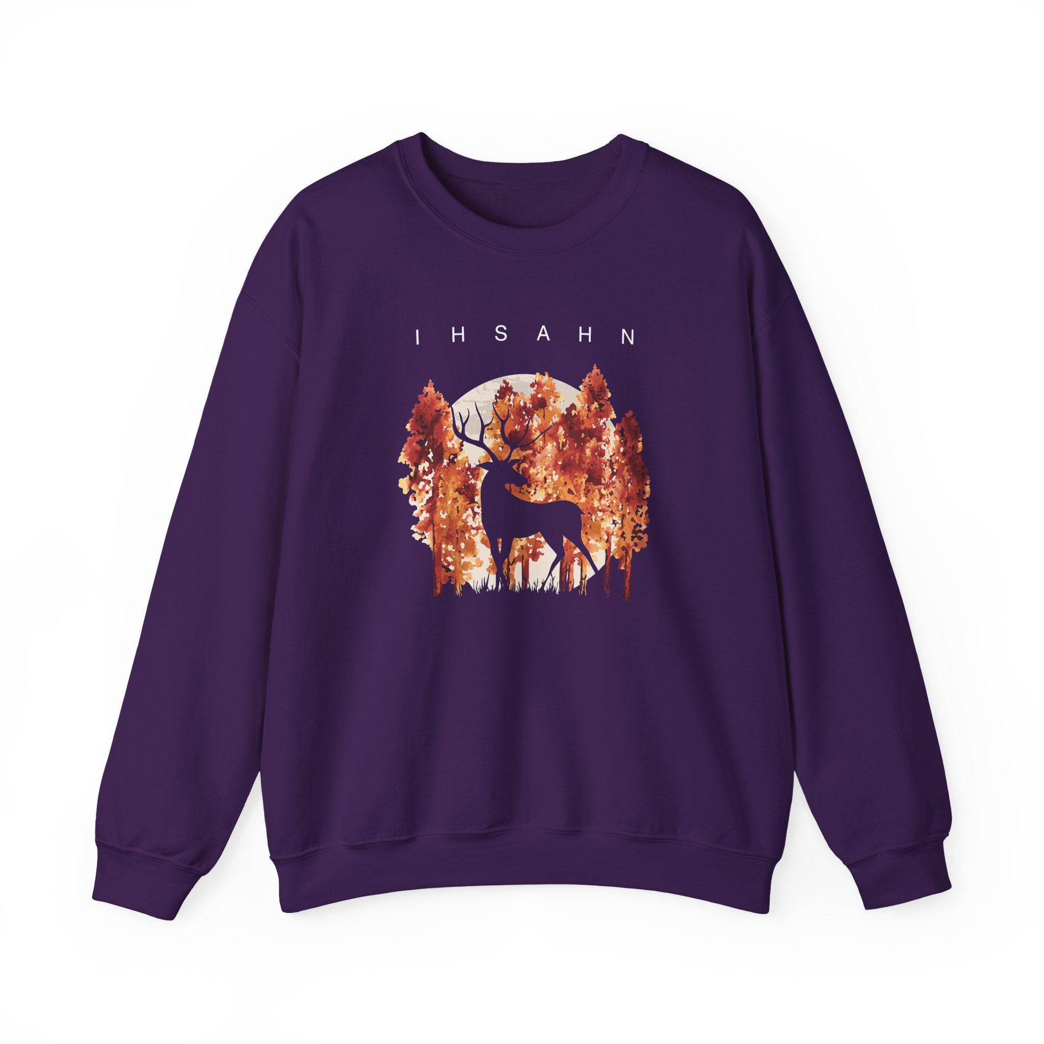 Ihsahn Silhouette Unisex Heavy Blend™ Crewneck Sweatshirt - Image 9