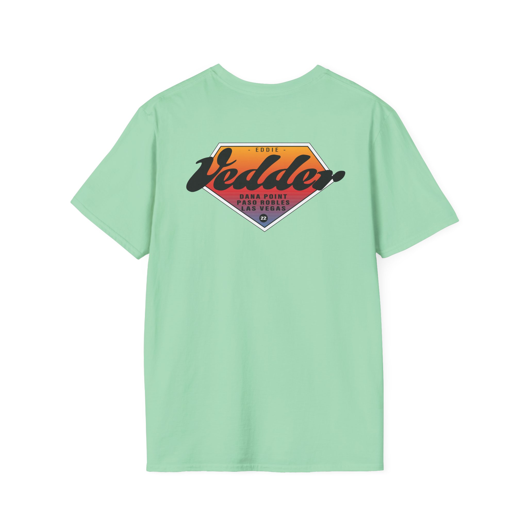 Eddie Vedder Gradient Unisex Softstyle T-Shirt - Image 14