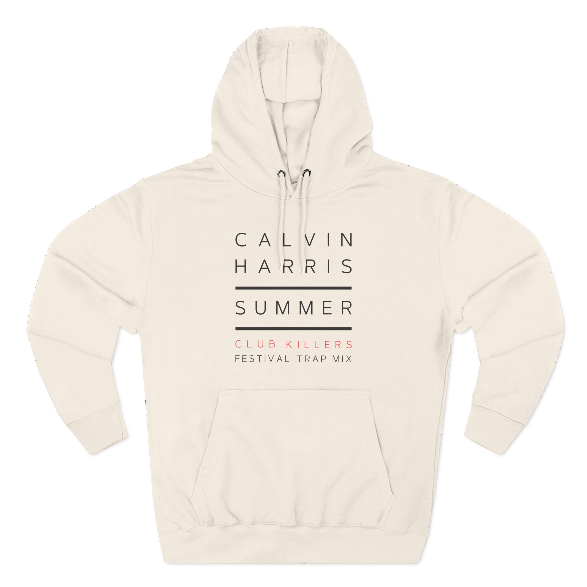 Calvin Harris Summer 4 Album Cover Three-Panel Fleece Hoodie - Image 5