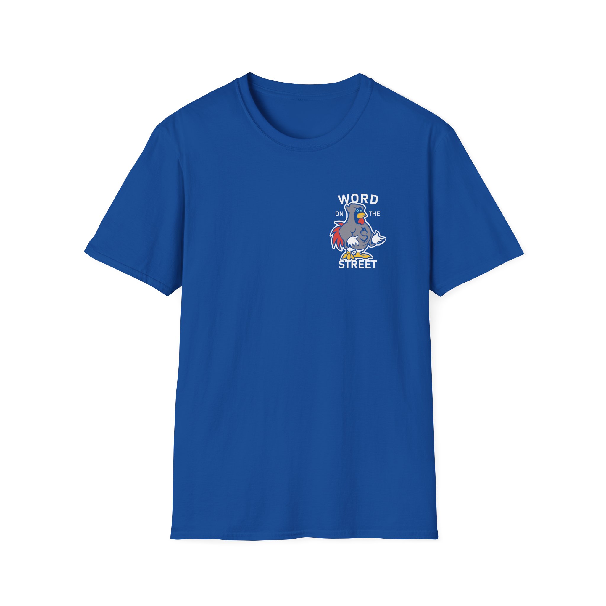 Shroud Chicken Word On The Street Unisex Softstyle T-Shirt - Image 11
